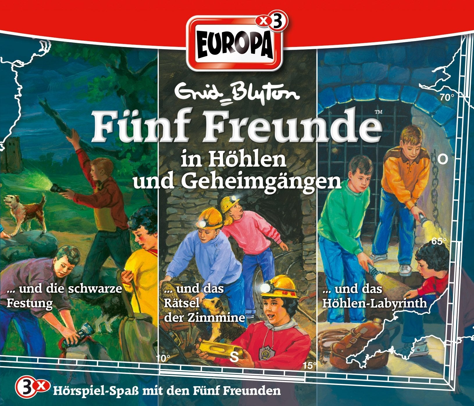 Fünf Freunde Box 16 ... in Höhlen und Geheimgängen Children & Young People Audio Books