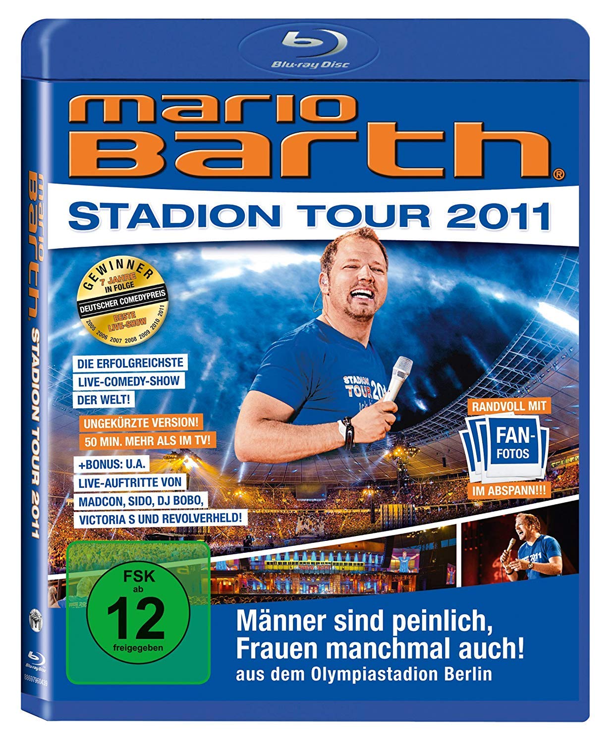 Mario Barth - Stadion Tour 2011/Männer sind peinlich, Frauen manchmal auch! aus dem Olympiastadion Berlin Music