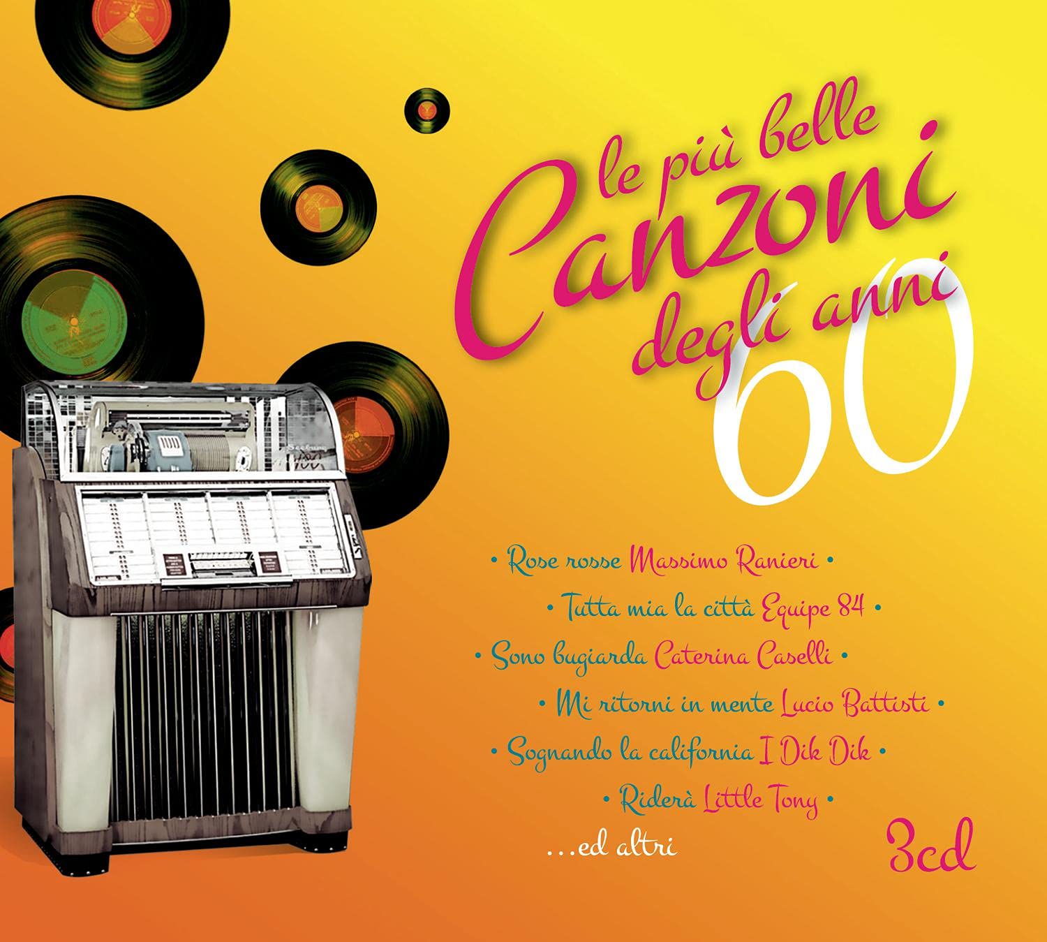 Le Piu' Belle Canzoni Degli Anni 60 (Box 3 CD) cd