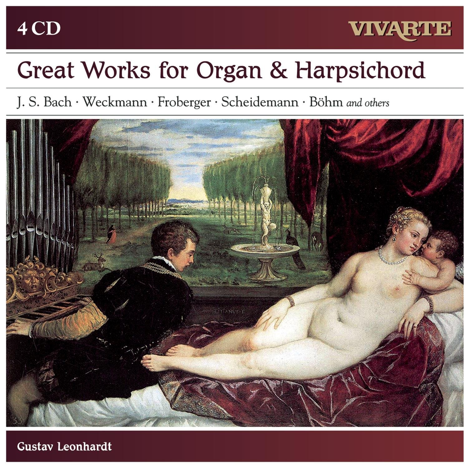 Great Works For Organ & Harpsichord cd