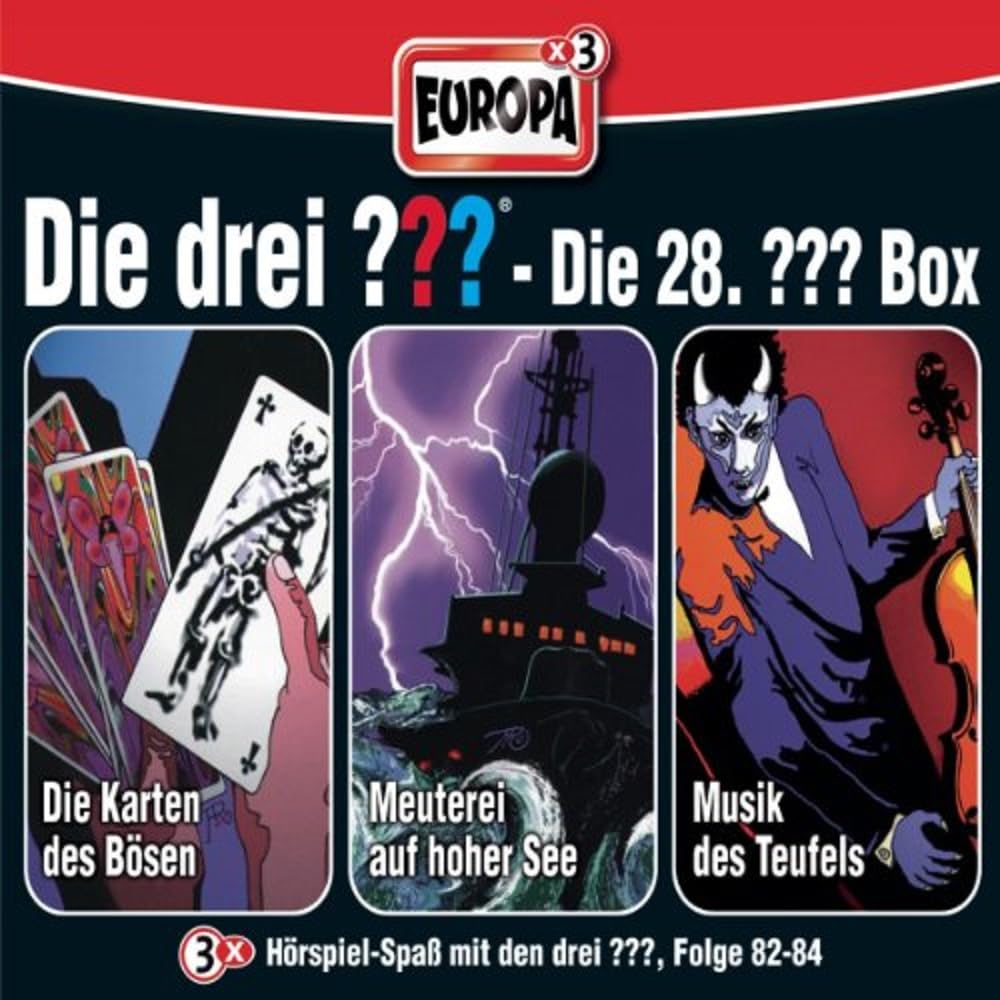 Die drei ??? Box 28. Folgen 82 - 84 (drei Fragezeichen) 3 CDs Children & Young People