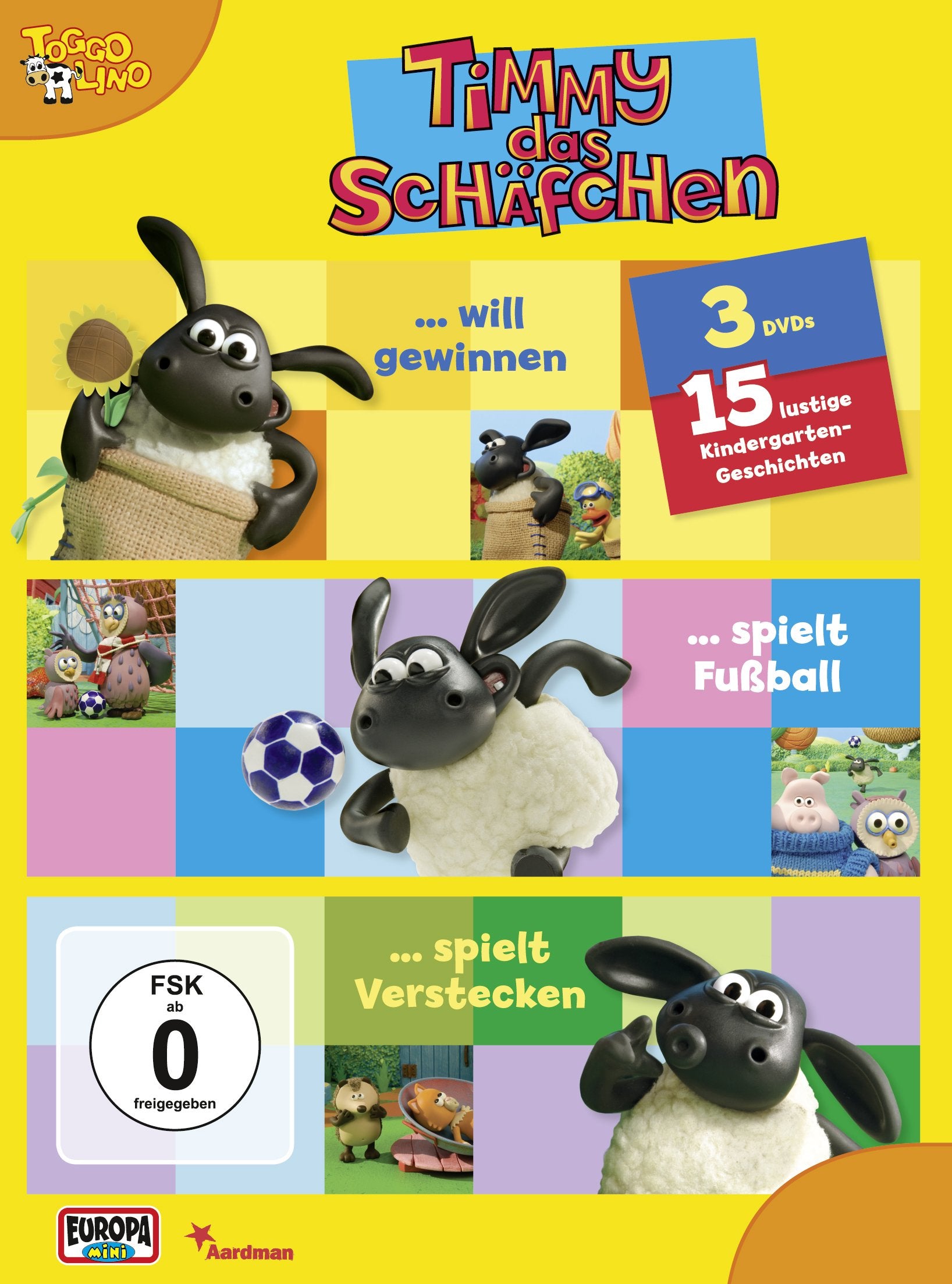 Timmy, das Schäfchen 3er DVD 01 - Folgen 01 / 02 / 03 Box sets
