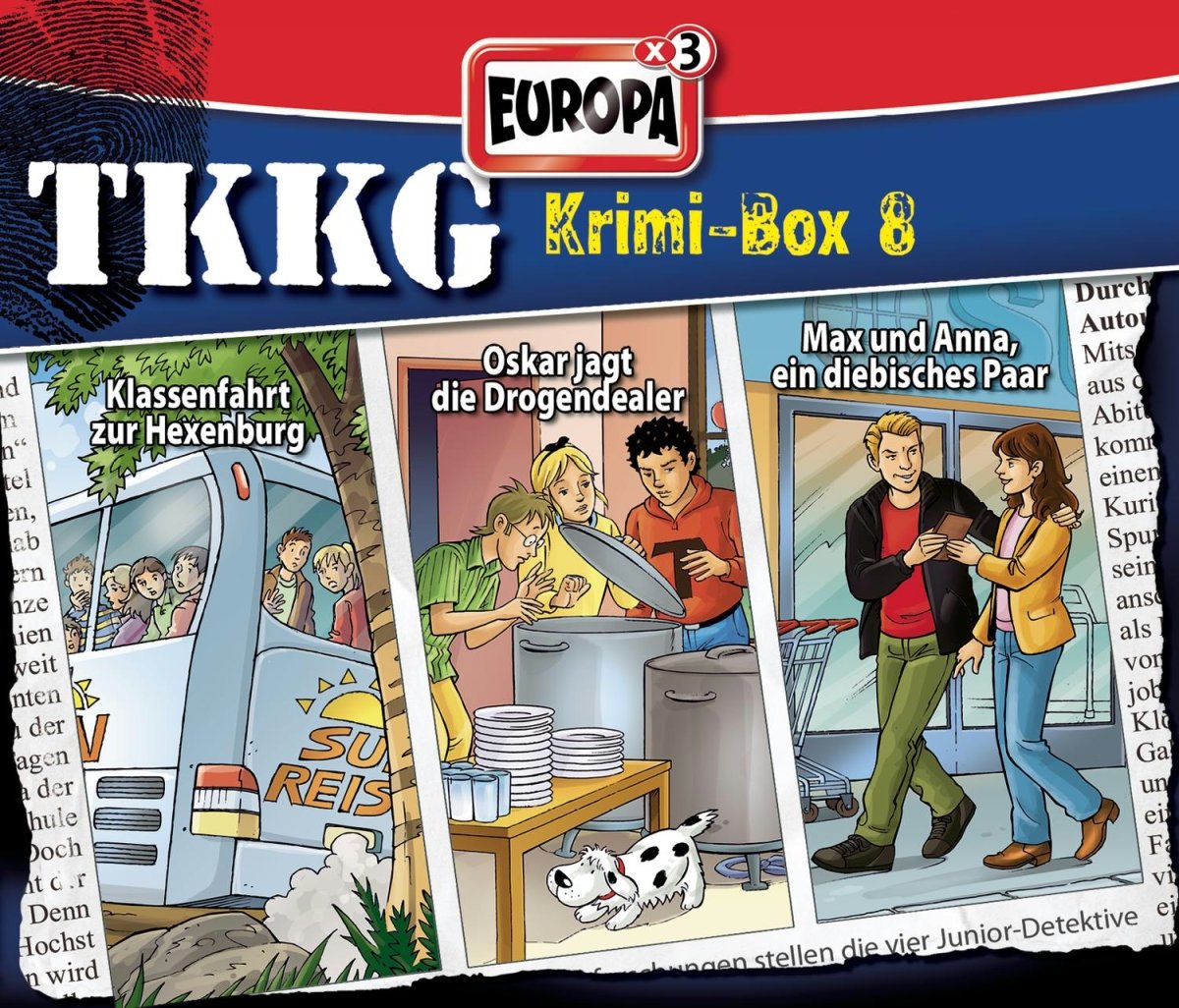 TKKG Krimi-Box 08 Children & Young People Audio Books