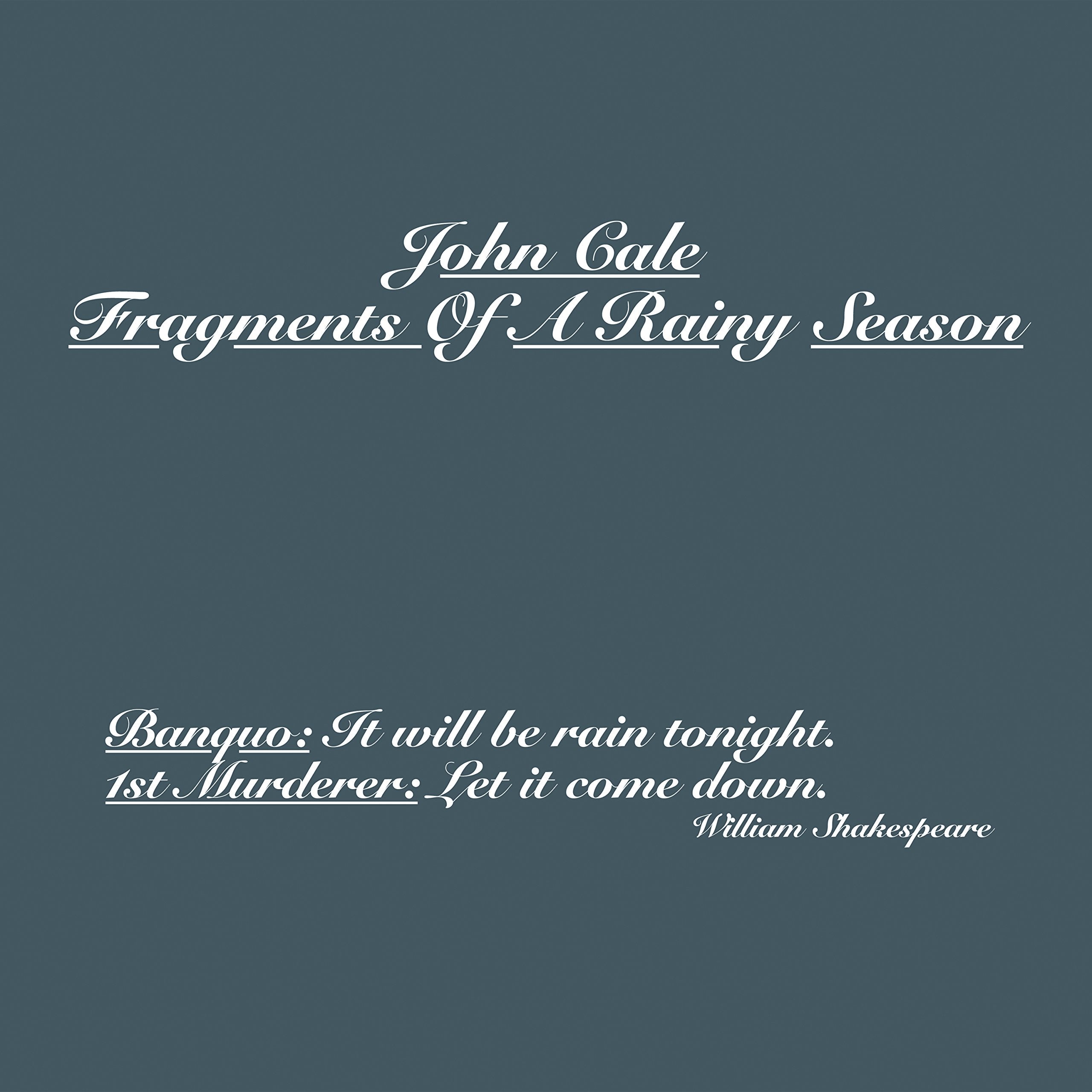 Fragments of a Rainy Season (2cd) Rock