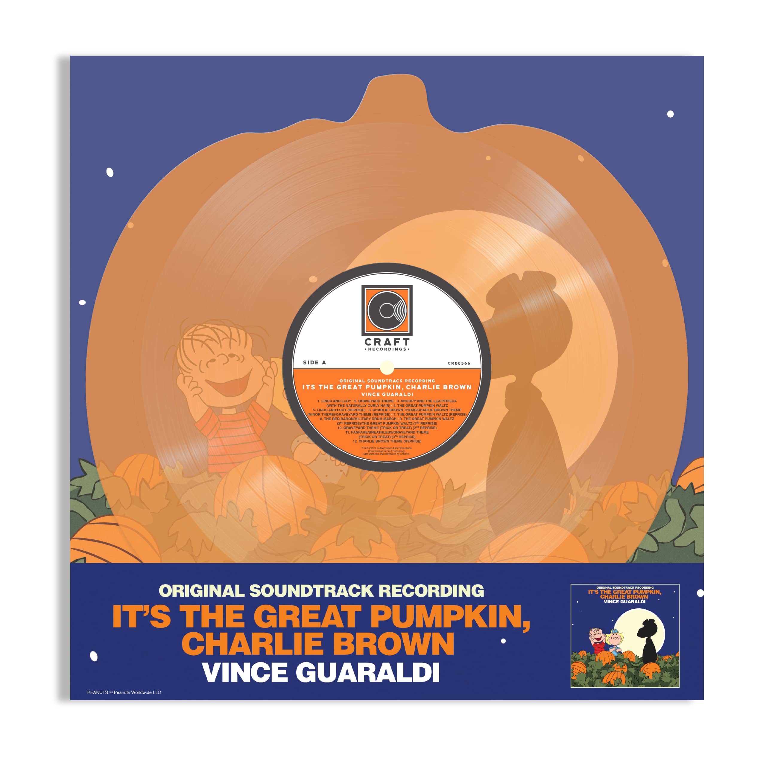 It’s The Great Pumpkin, Charlie Brown (pumpkin shaped Vinyl) Soundtracks & Musicals