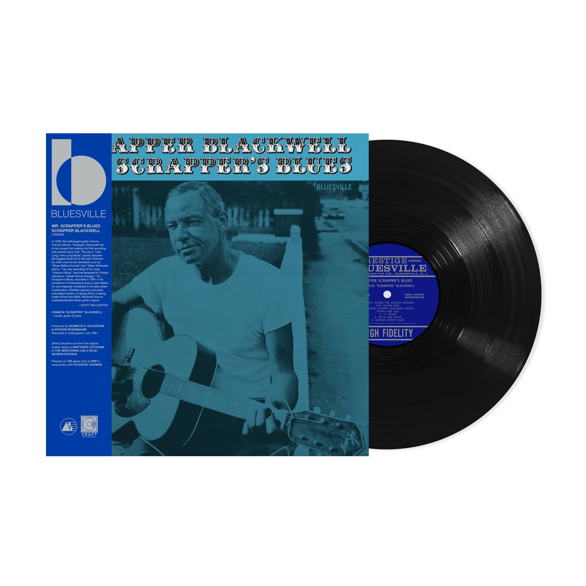 Mr. Scrapper's Blues (Rem2024/Bluesv. Acoustic LP) Soundtracks & Musicals