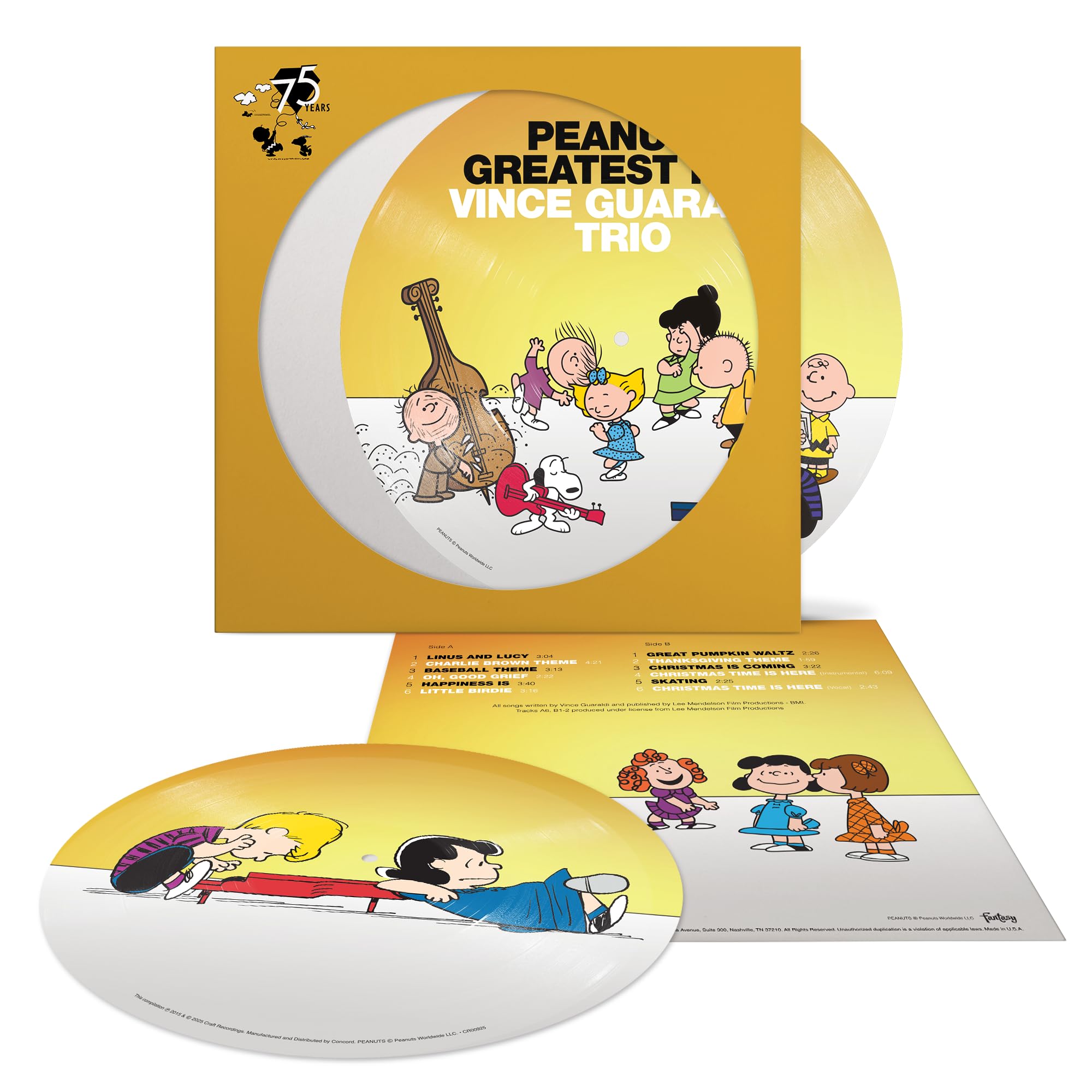 Peanuts Greatest Hits (Ltd. 75th Anniversary Edition / Picture Disc) Soundtracks & Musicals