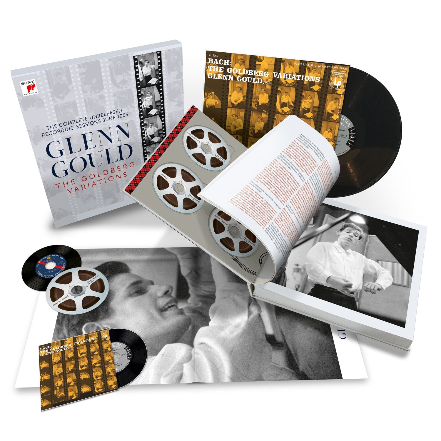 Bach: Goldberg Variations Complete Unreleased Recording Sessions 1955 (7CDs + 1LP) Classical