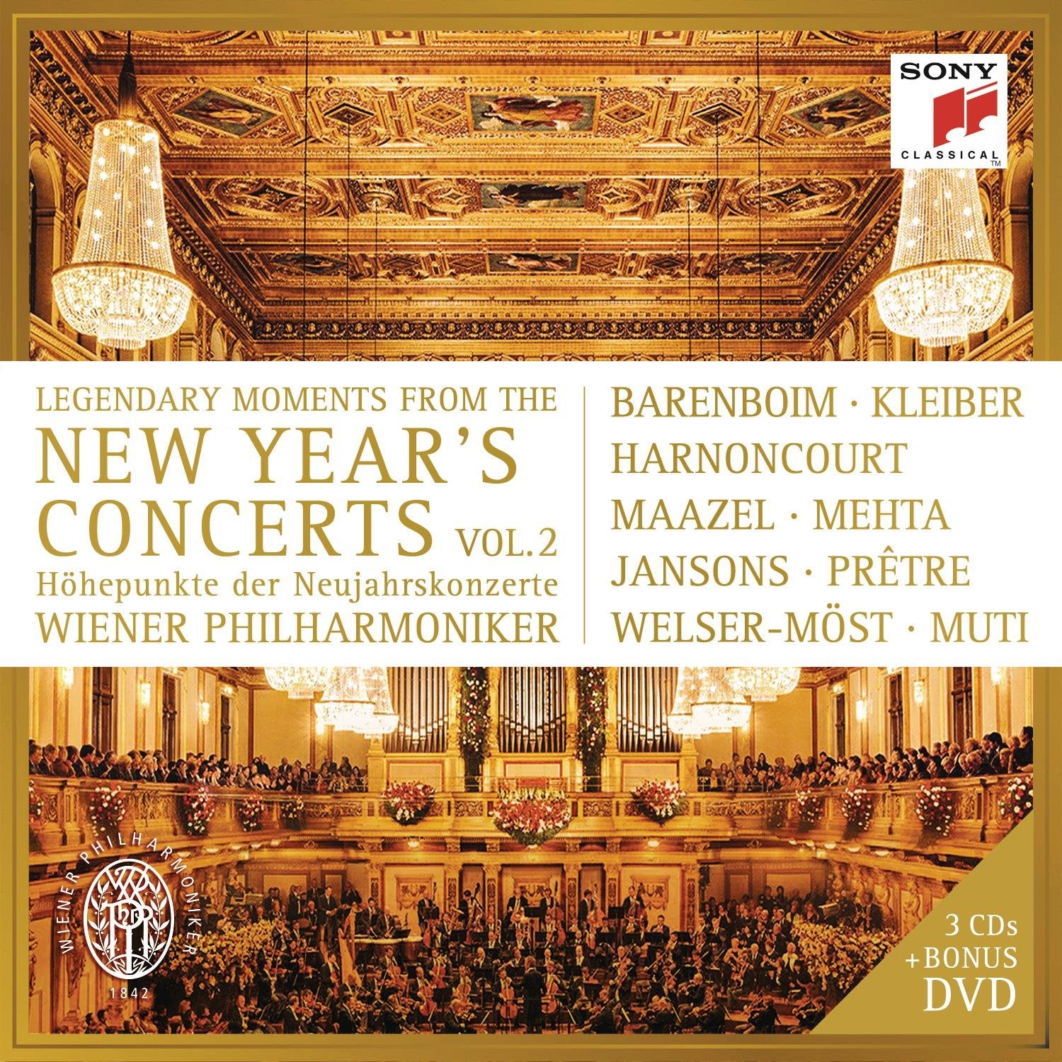 Höhepunkte der Neujahrskonzerte 2 (3cd+Dvd) Classical