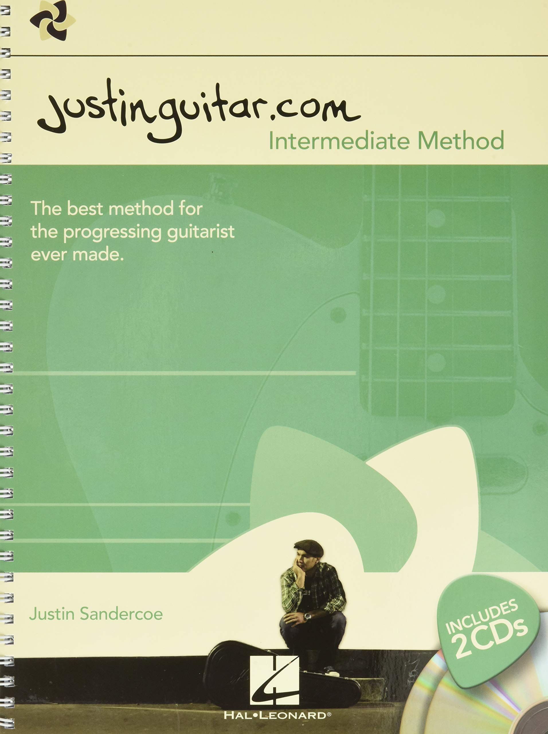 The Justinguitar.com Intermediate Method (Book/2CD): Noten, CD für Gitarre (Book & 2 Cds) Sheet Music