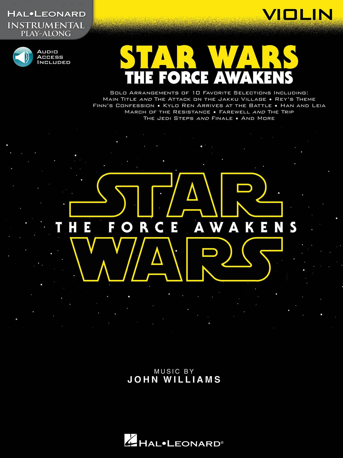 Star Wars: The Force Awakens: Violin (Instrumental Play Along) Sheet Music