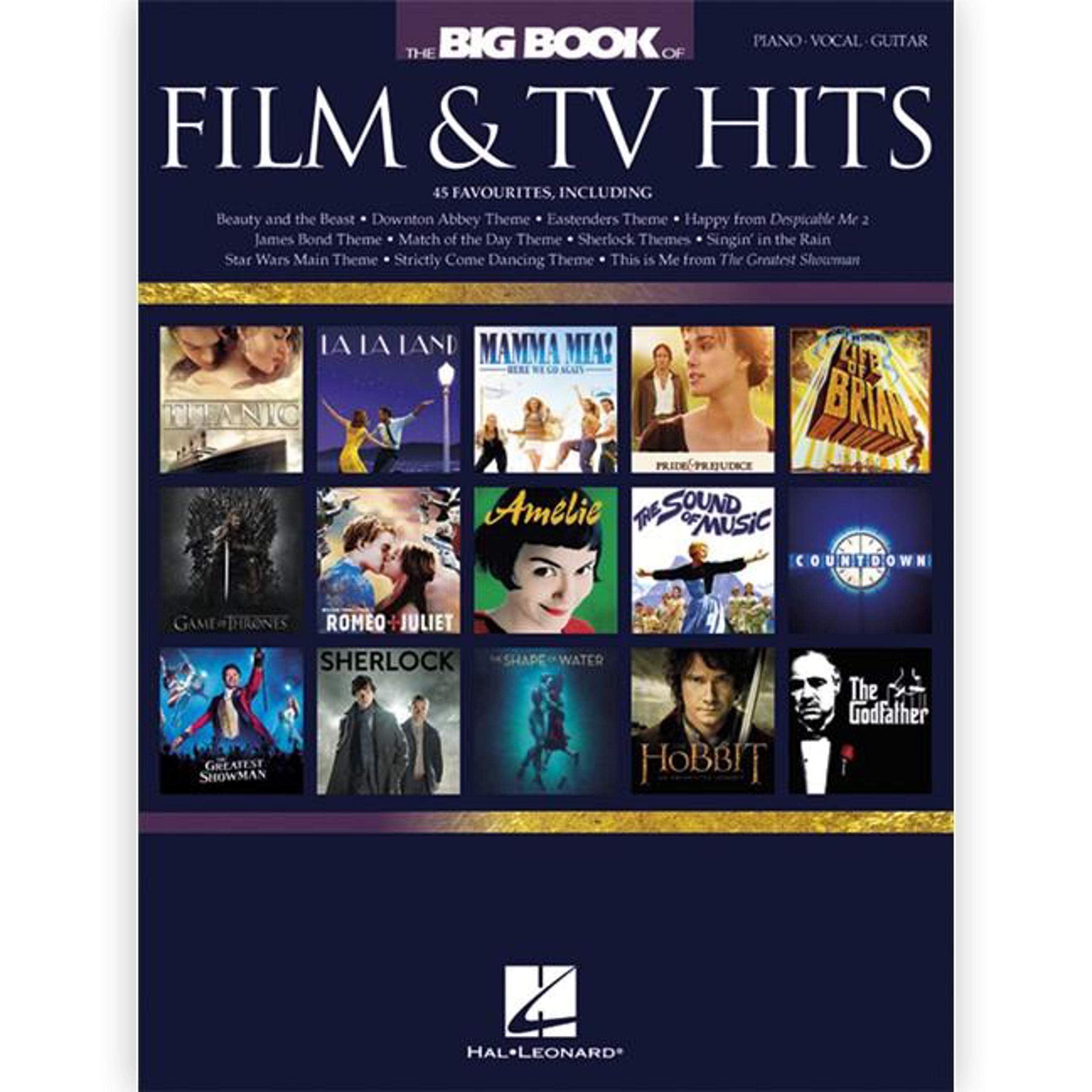 The Big Book Of Film & TV Hits. Klavier, Gesang, Gitarre (Songbooks).: 45 Favourites Sheet Music
