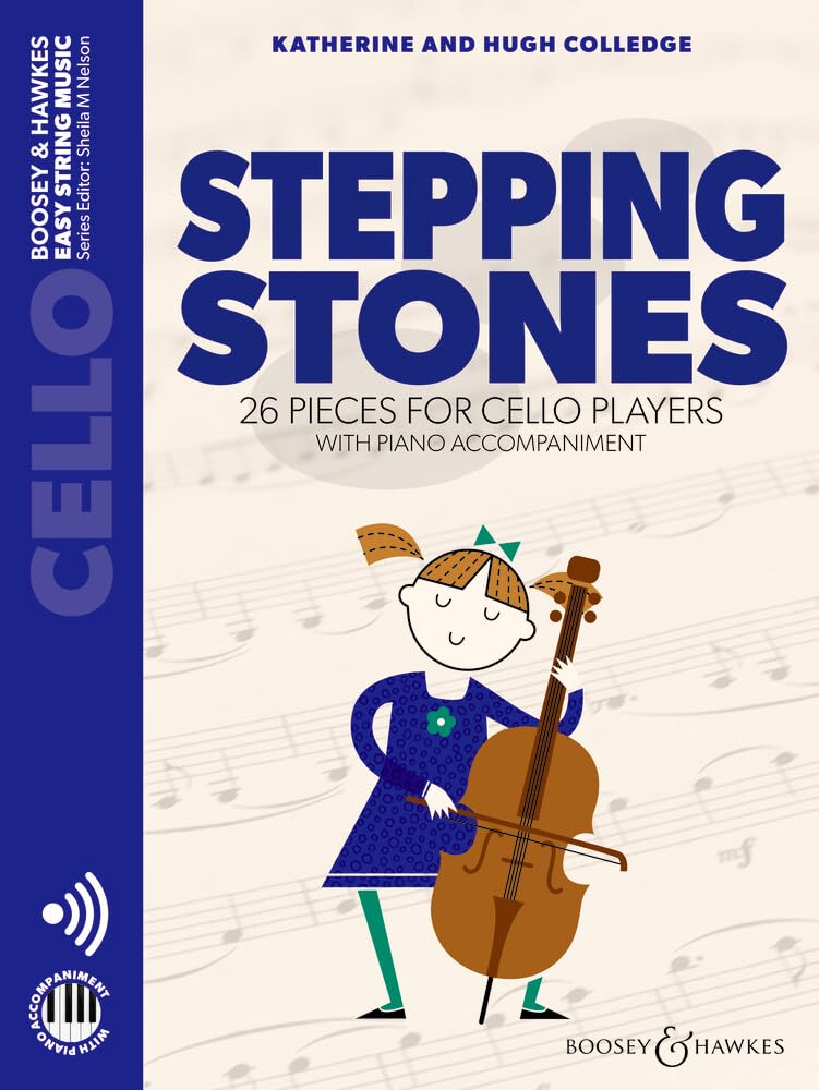 Stepping Stones: 26 pieces for cello players. cello and piano. book