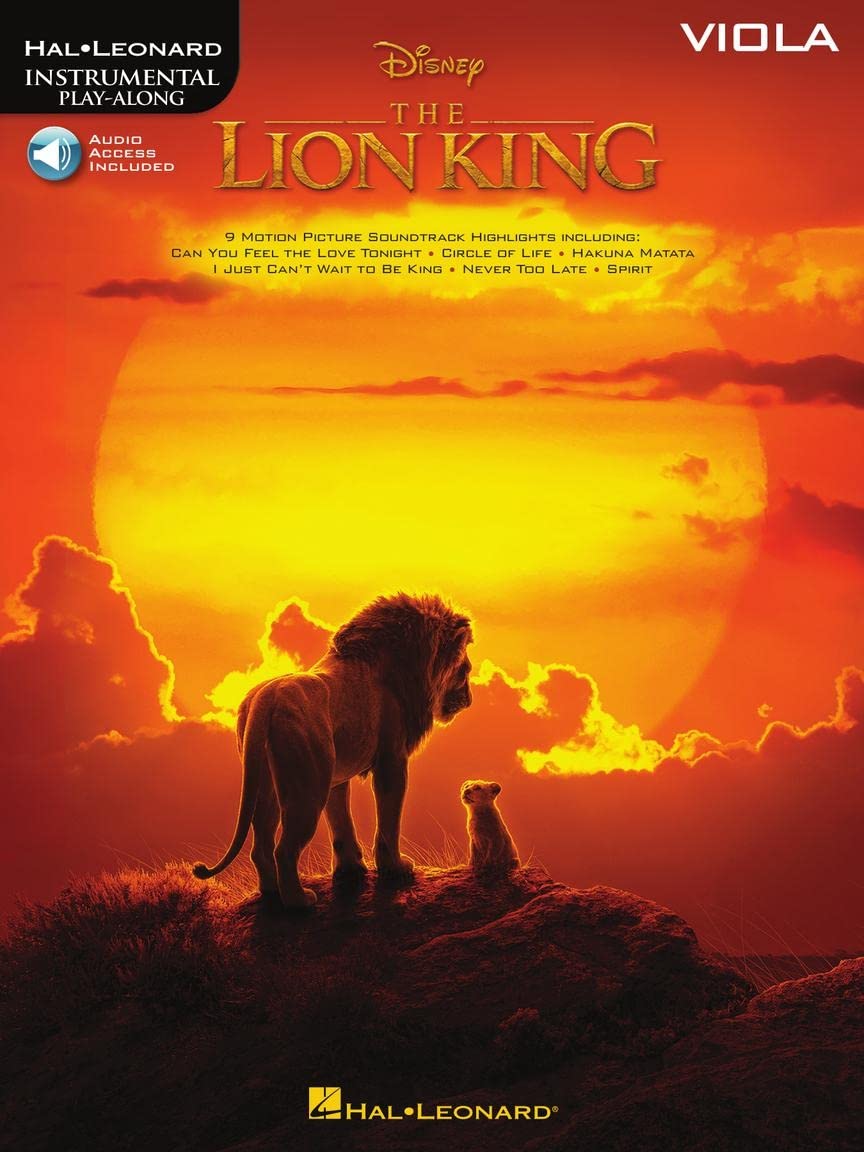 The Lion King for Viola: Instrumental Play-Along Media & Communication