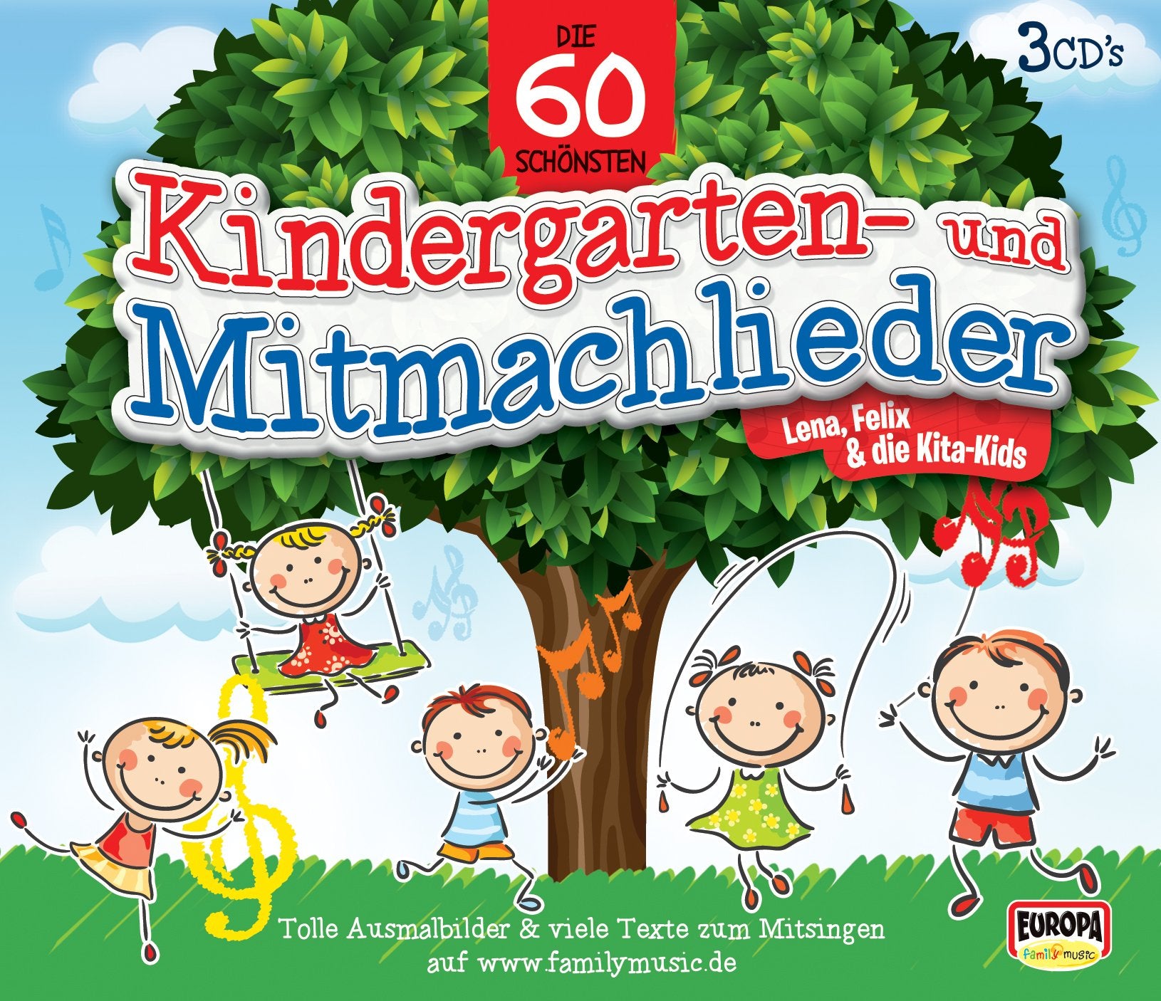 Die 60 schönsten Kindergarten- und Mitmachlieder Children & Young People