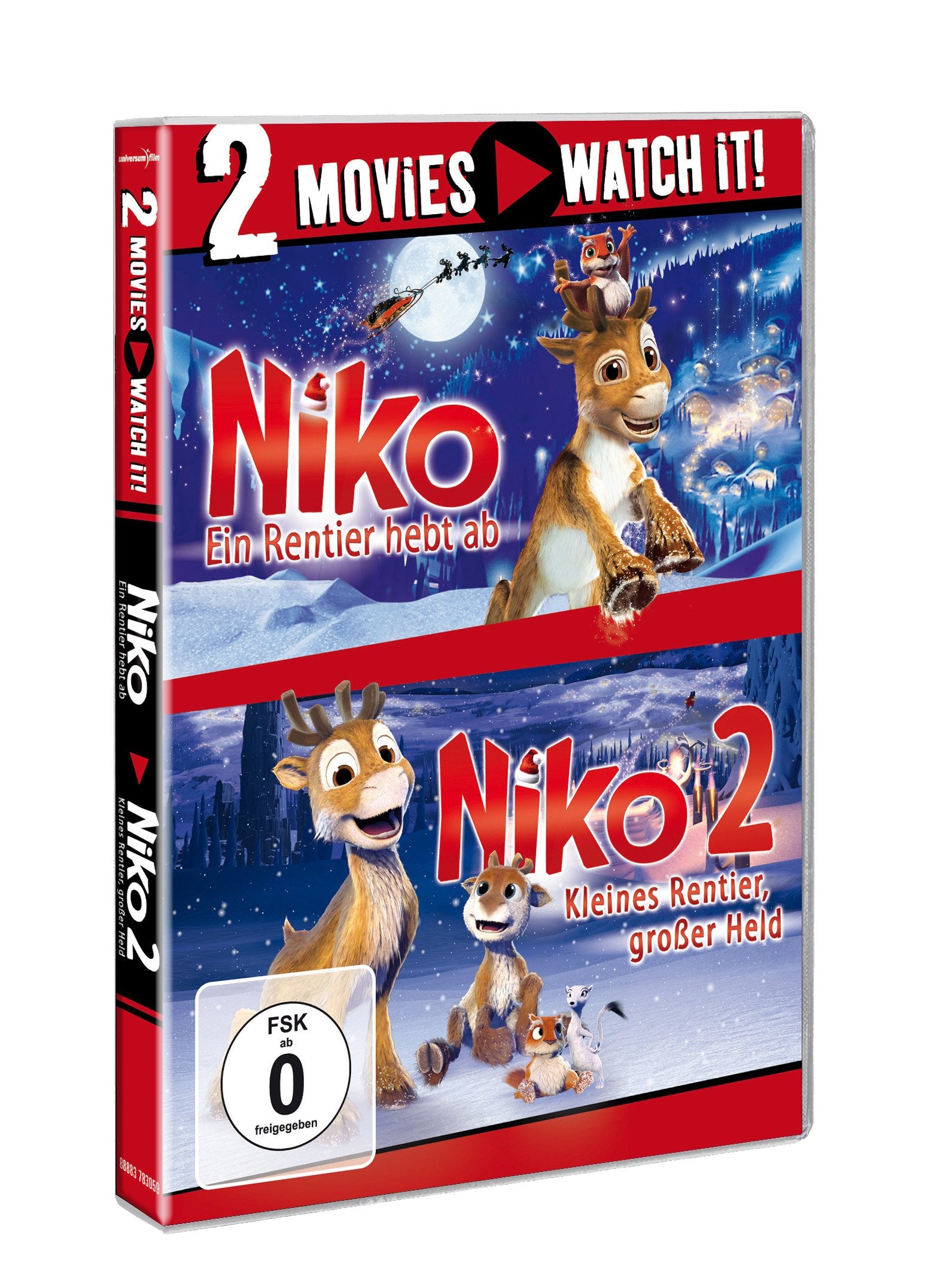 Niko - Ein Rentier hebt ab & Niko 2 - Kleines Rentier, großer Held Films