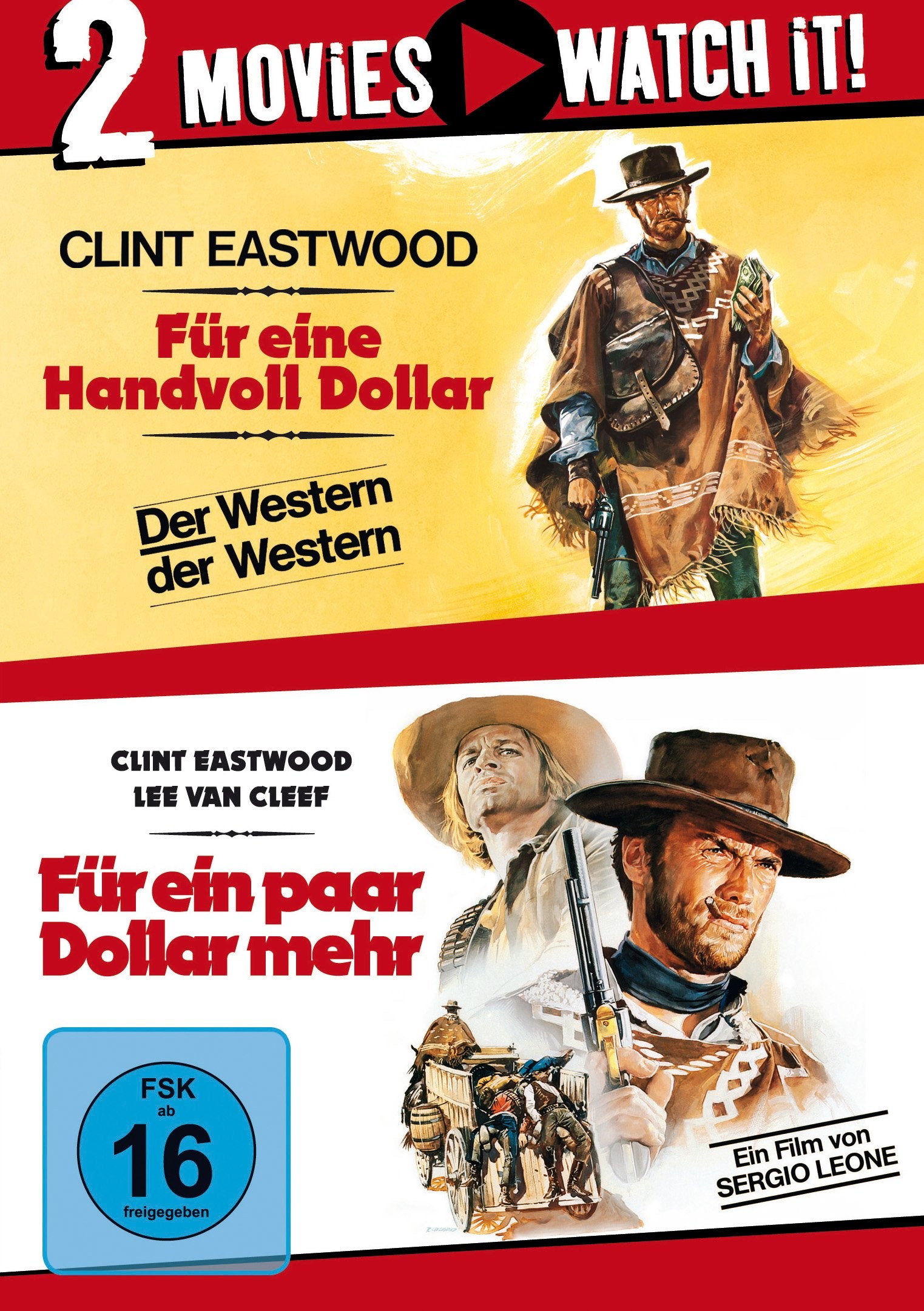 Für eine Handvoll Dollar/Für ein paar Dollar mehr Movies