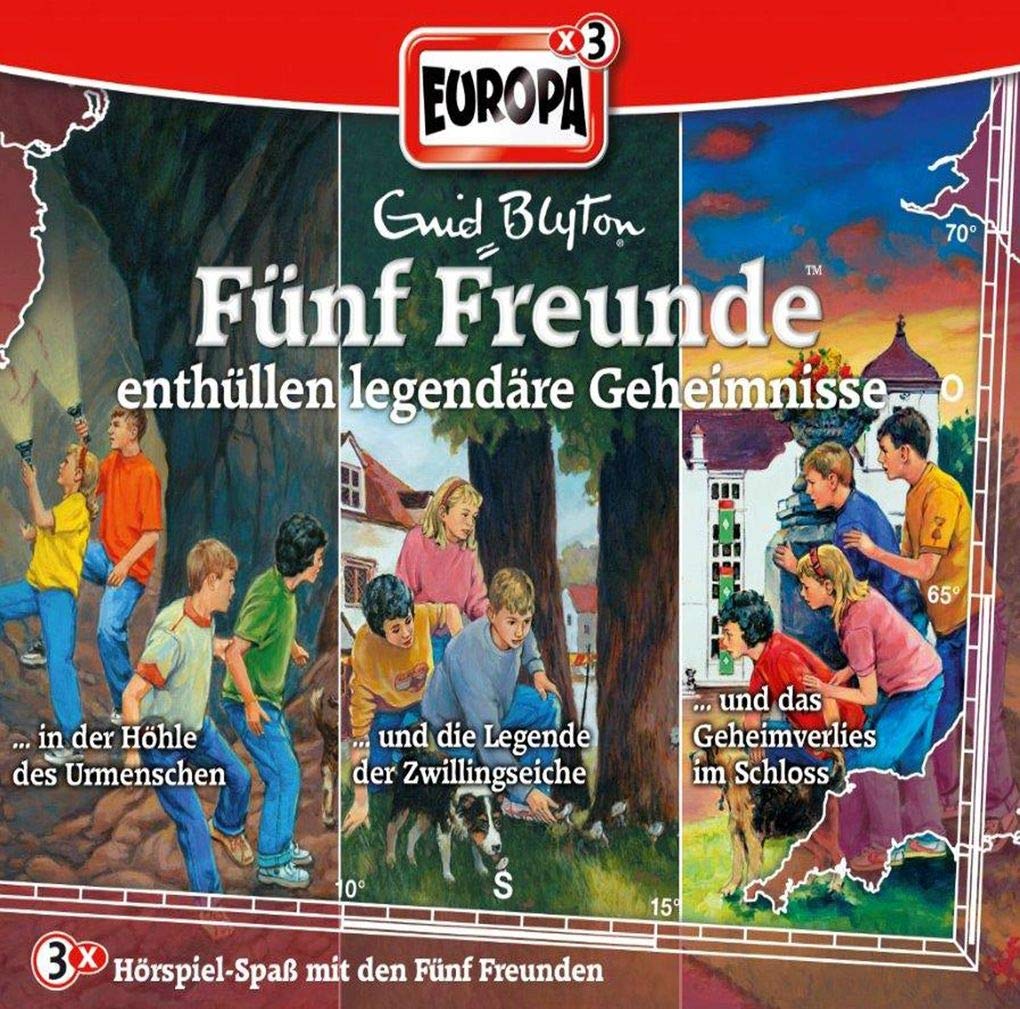 Fünf Freunde Box 25 ... enthüllen legendäre Geheimnisse Children & Young People Audio Books