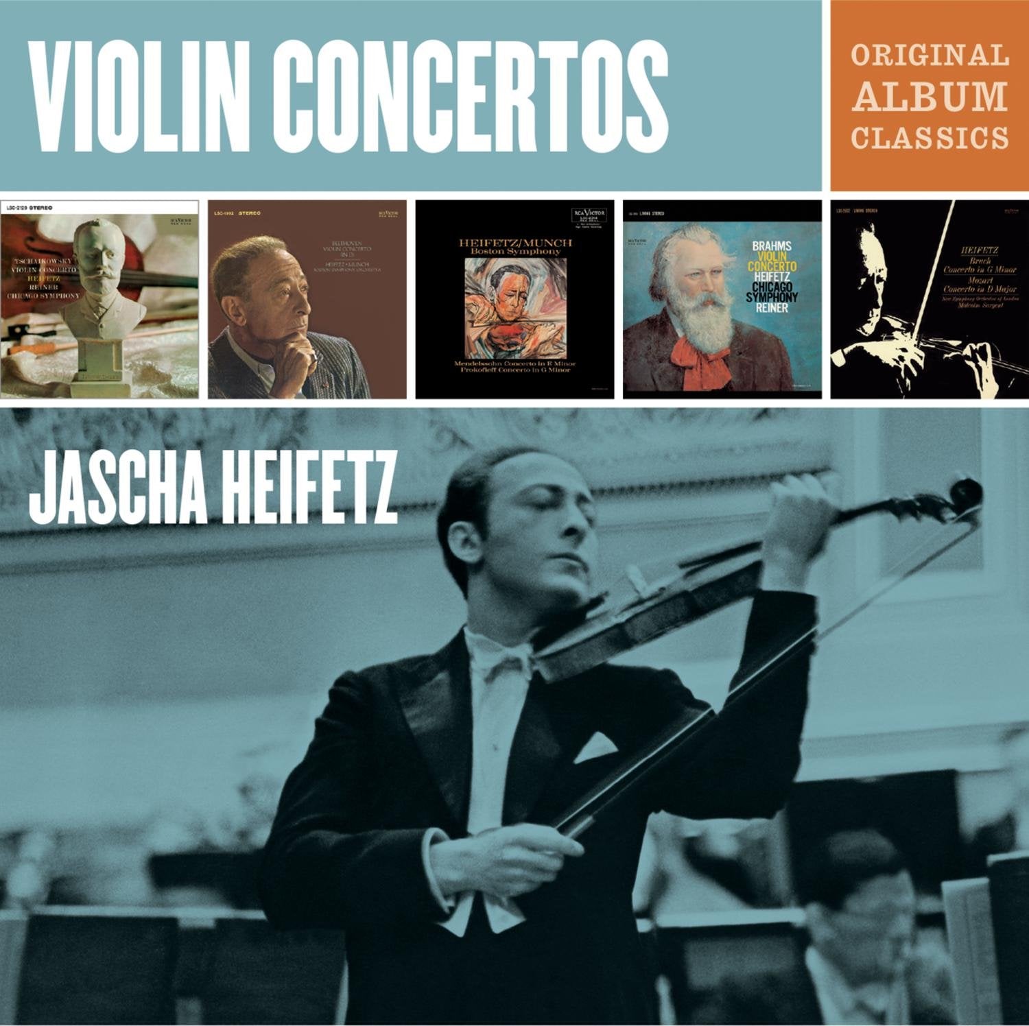 Jascha Heifetz Violin Concertos - Original Album Classics Classical
