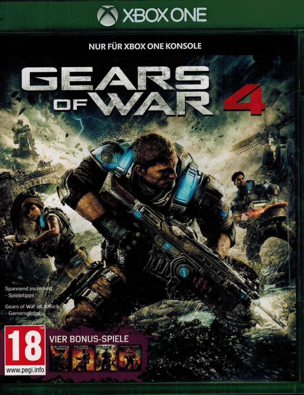Gears of War 4 (inkl. 4 Bonus-Spiele) Xbox One