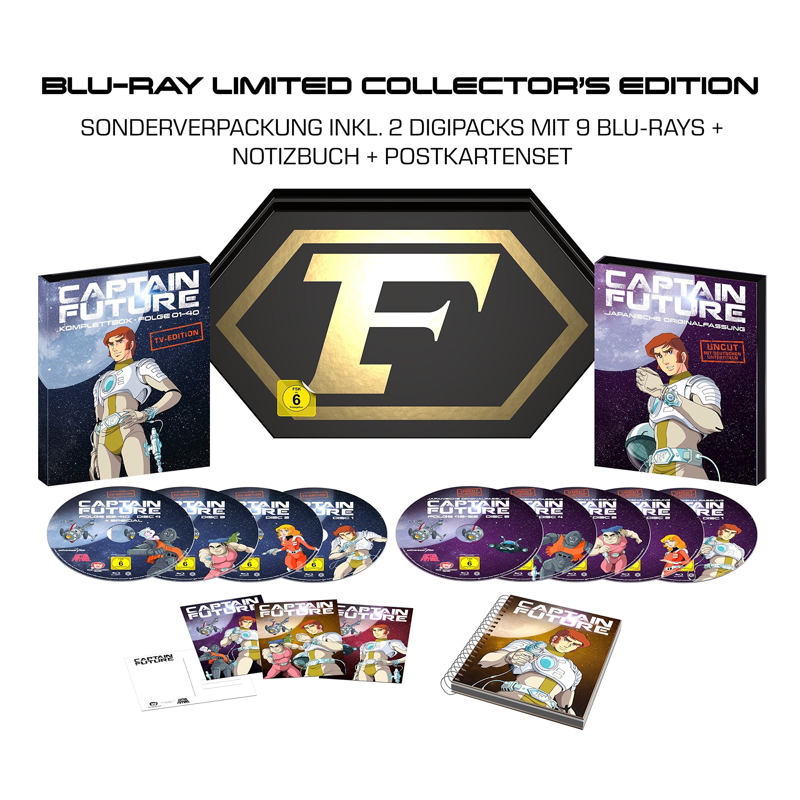 Captain Future Komplettbox BD (Limited Collector's Edition exklusiv bei Amazon.de) Films