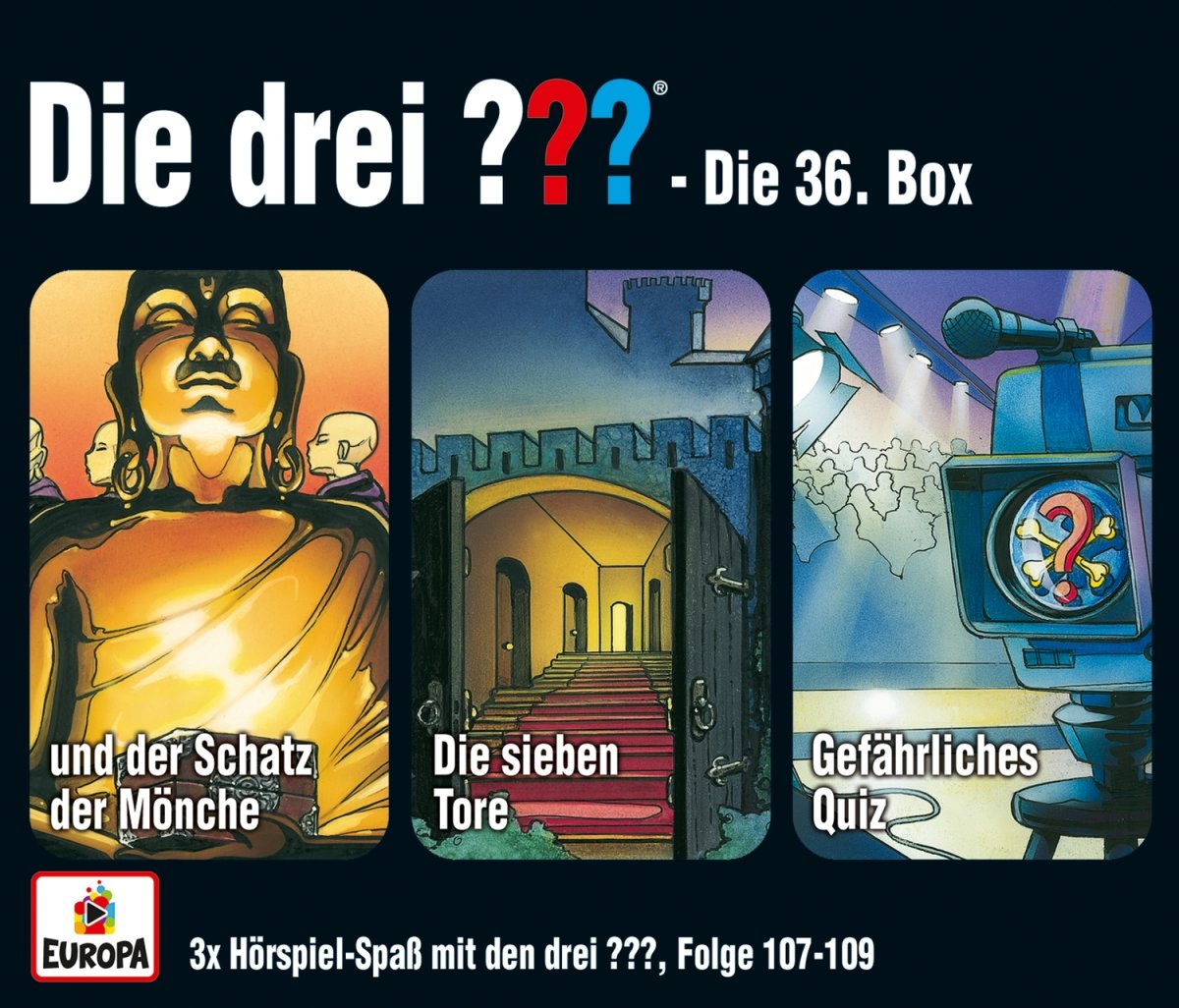 Die drei ??? Box 36 (Folgen 107,108,109) (drei Fragezeichen) Children & Young People