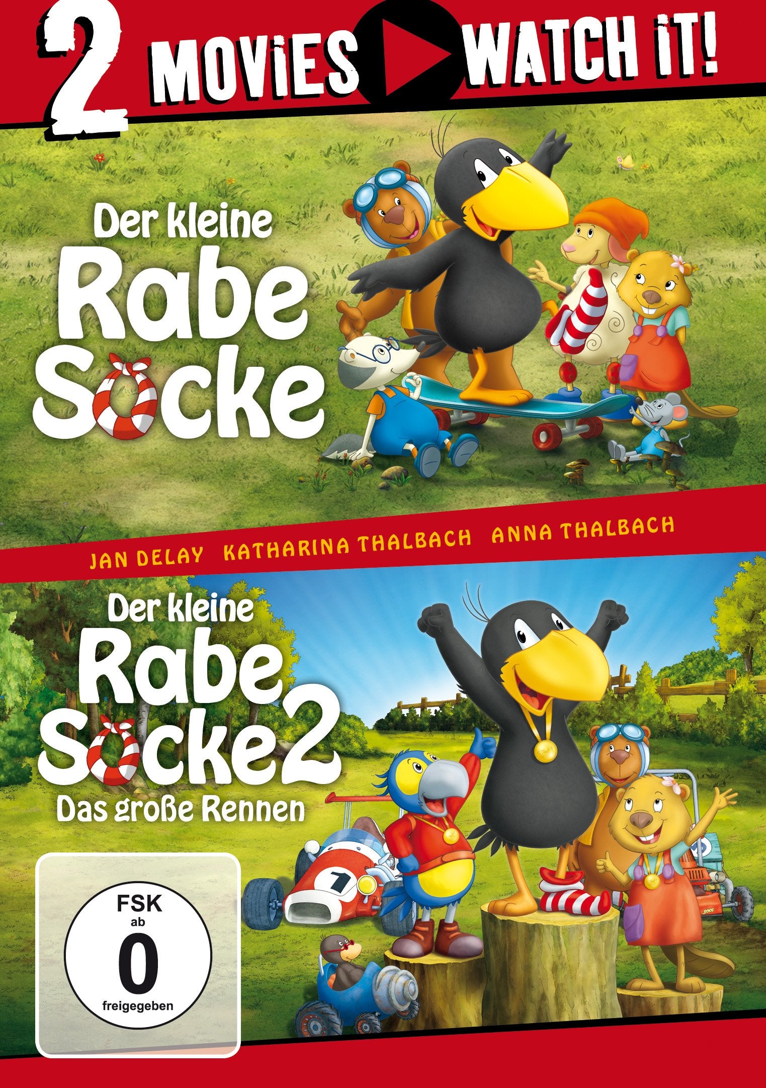 Der kleine Rabe Socke & Der kleine Rabe Socke 2 - Das große Rennen Movies