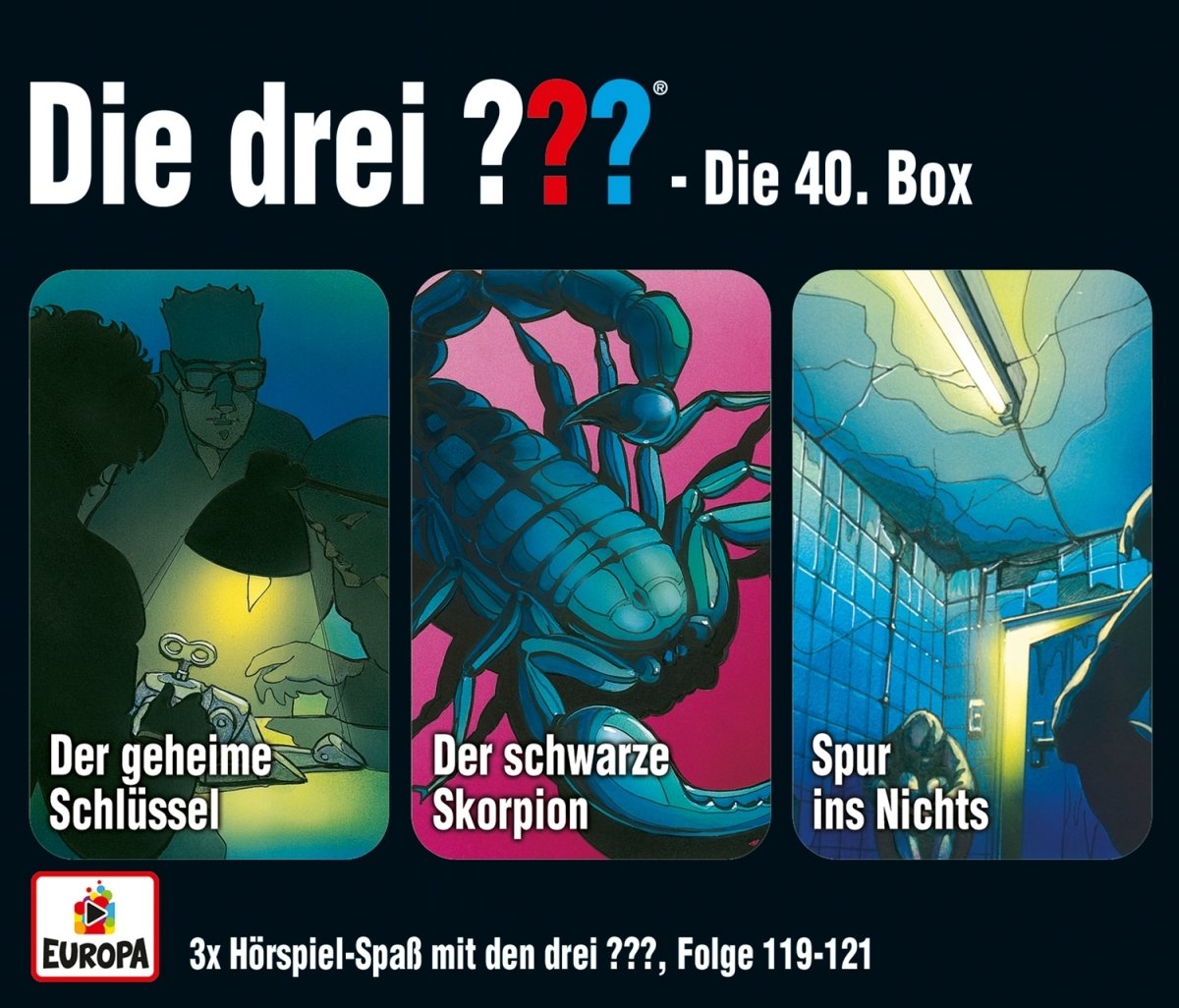 Die drei ??? - 3er Box 40 (Folgen 119, 120, 121) (Fragezeichen) Children & Young People