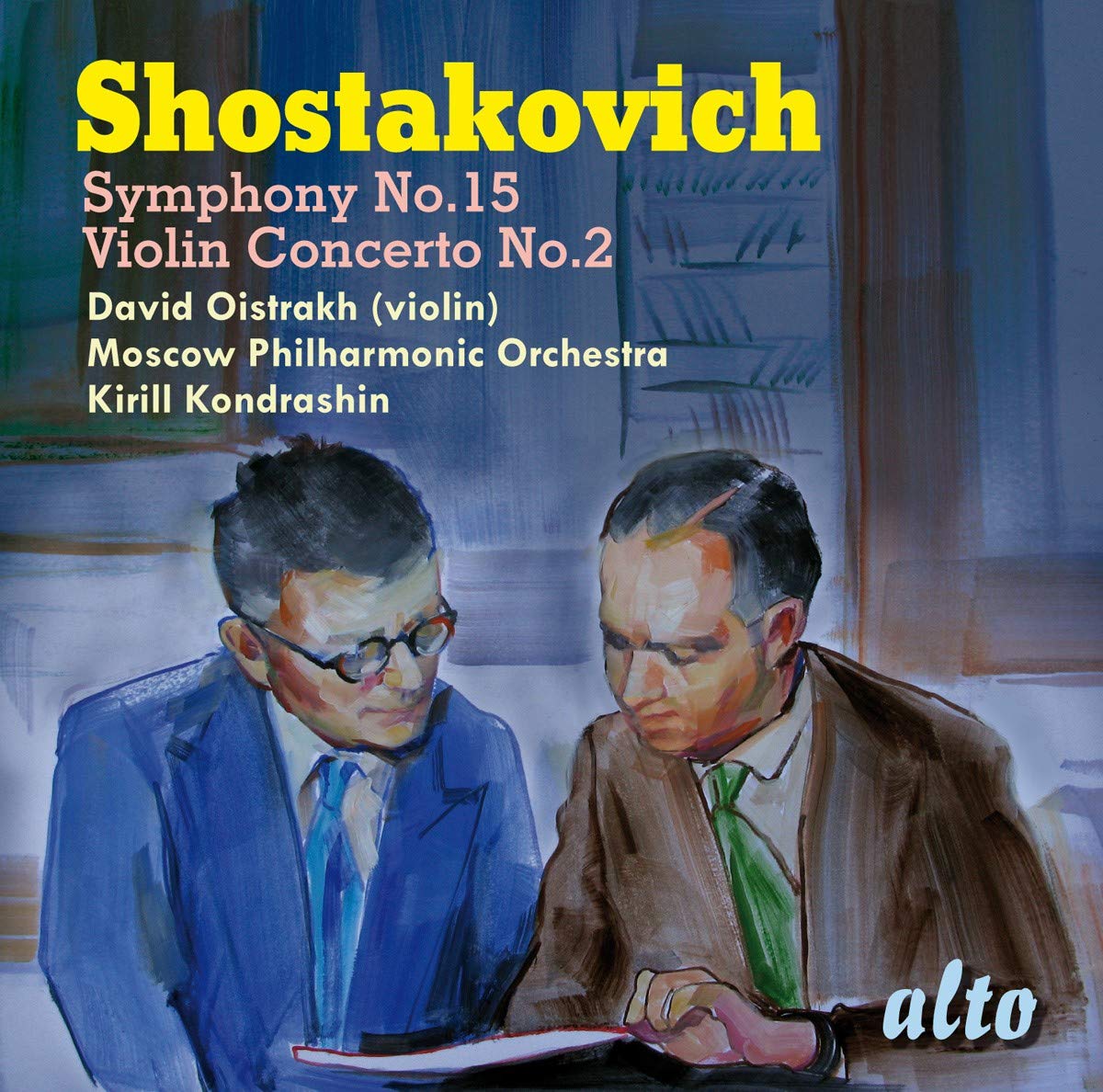 Chostakovitch : Symphonie n° 15, Concerto violon. Oistrakh, Kondrashin. cd