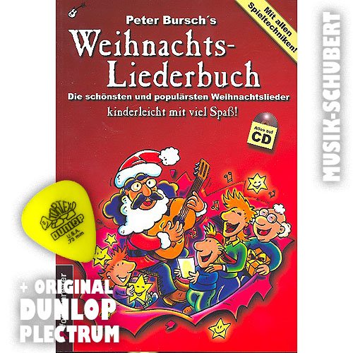 Peter Bursch's Weihnachtsliederbuch (+CD) inkl. Plektrum - Die schönsten und populärsten Weihnachtslieder von STILLE NACHT bis LITTLE DRUMMER BOY mit allen Spieltechniken - kinderleicht mit viel Spaß! (Taschenbuch) von Peter Bursch (Noten/Sheetmusic) Books