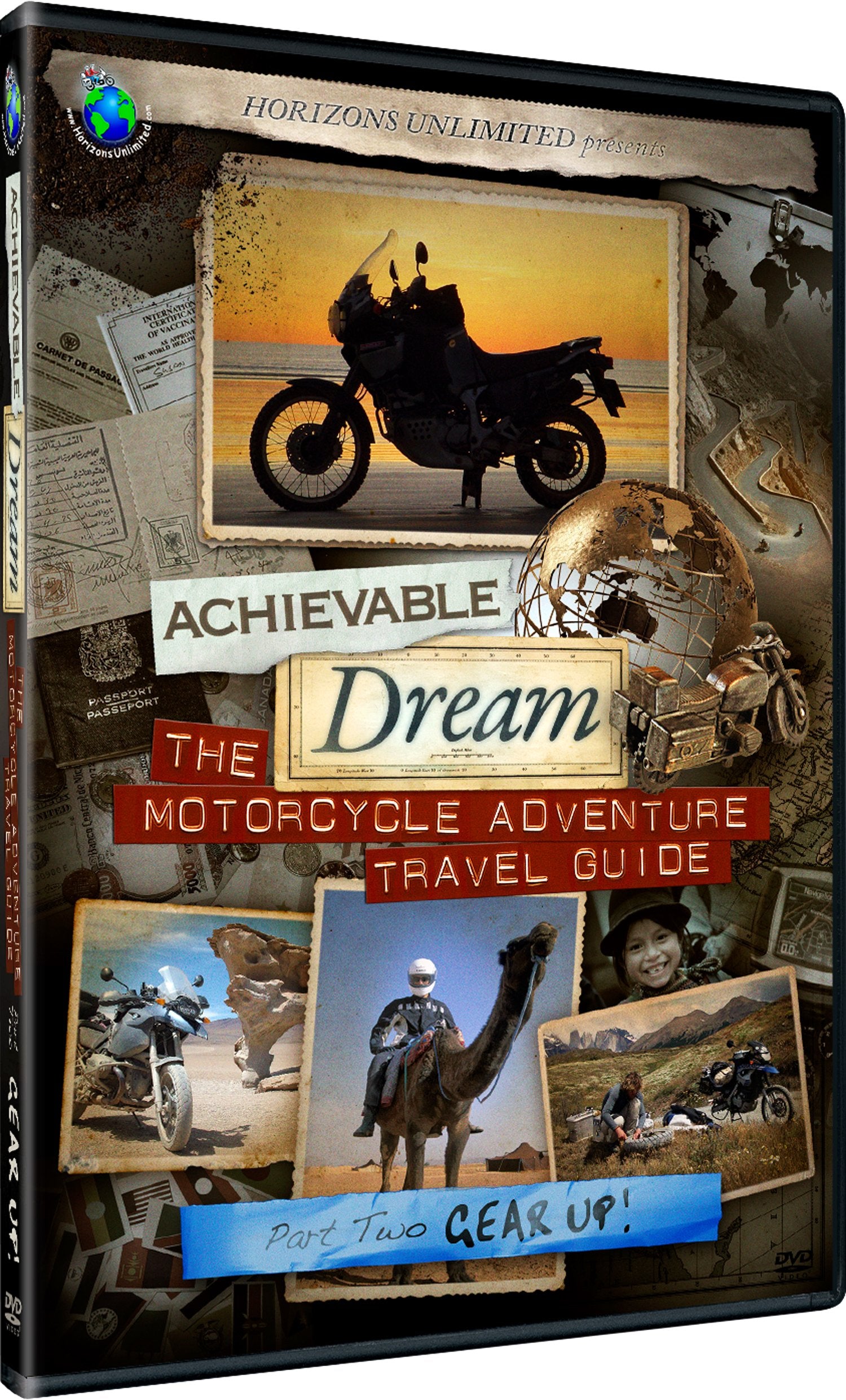 Achievable Dream - Motorcycle Adventure Travel Guide - Gear Up! Box sets