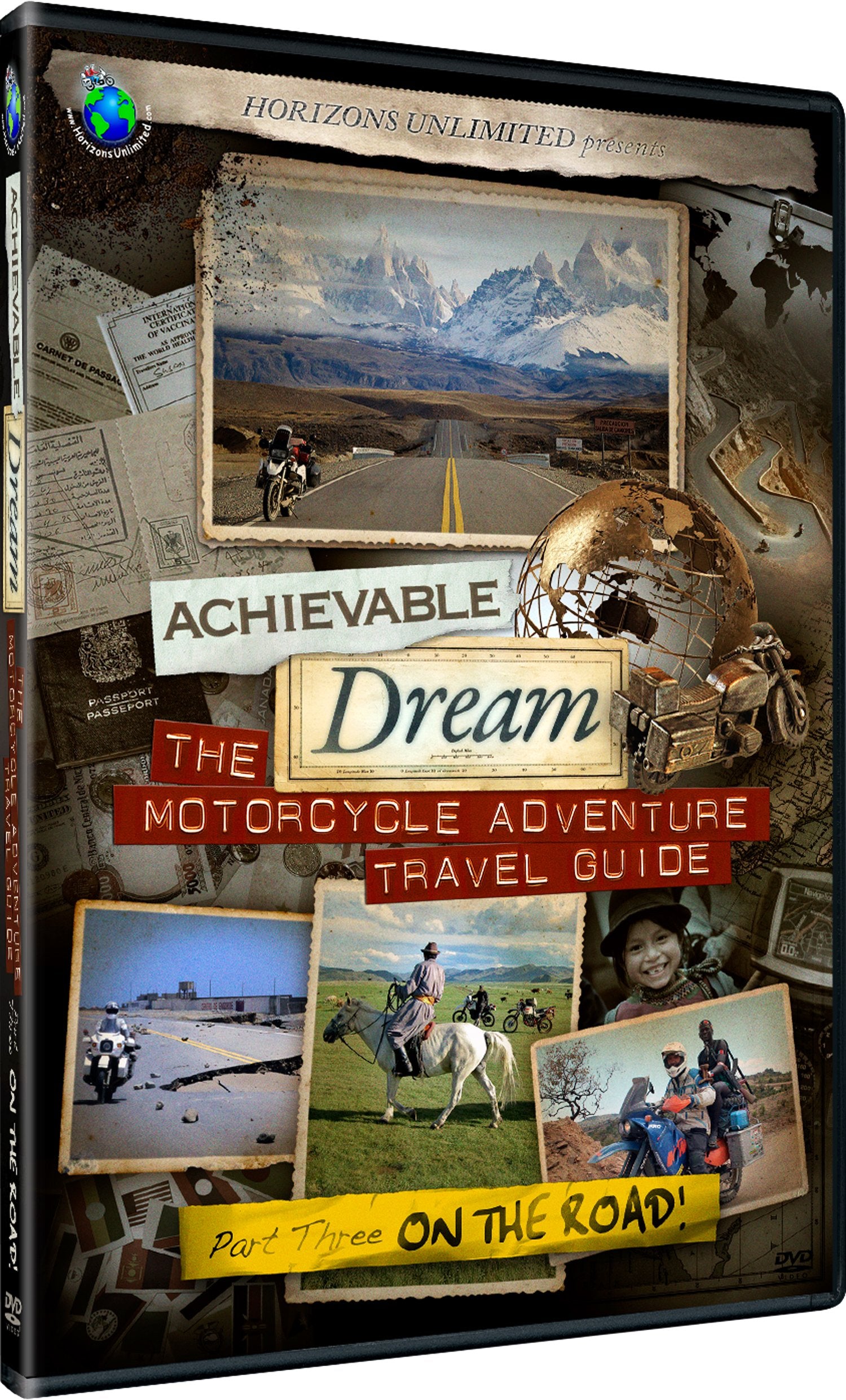 Achievable Dream-Motorcycle Adventure Travel Guide-on The Road dvd