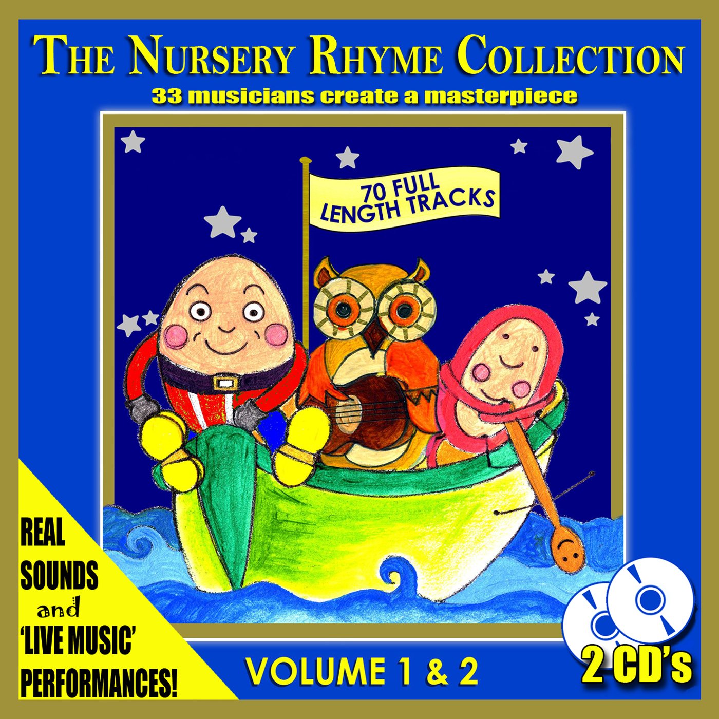 The Nursery Rhyme Collection - 33 Musicians Create A Nursery Rhymes Masterpiece (2 CD's) Music