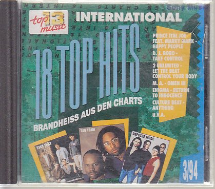Omen III 18 Top Hits Aus Den Charts 3/94 Music