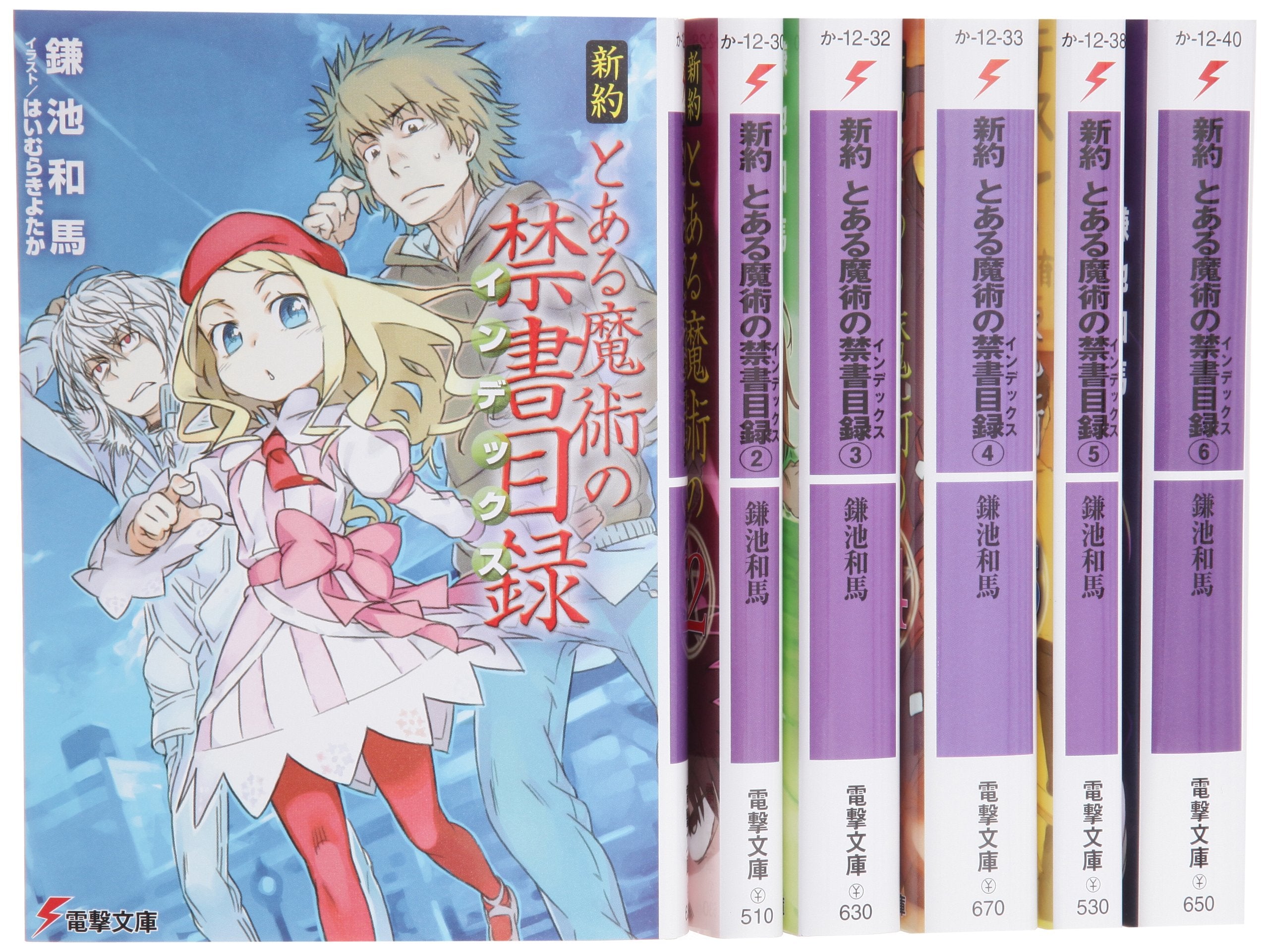 新約 とある魔術の禁書目録 文庫 1-6巻セット (電撃文庫) Books