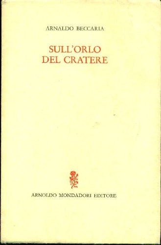 Sulle#39;orlo del cratere book