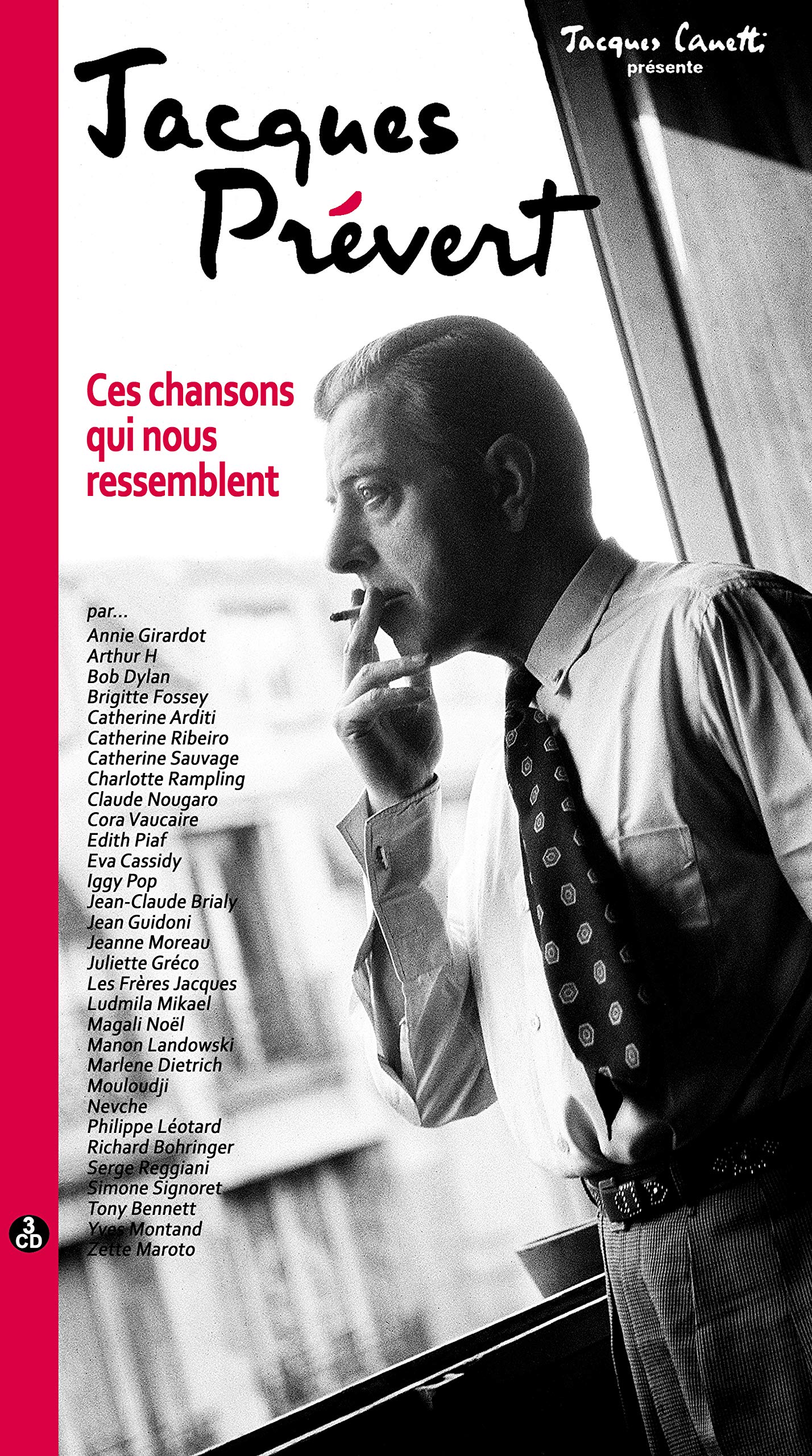 Jacques PREVERT Ces chansons qui nous ressemblent: Coffret 3 CD + livret cd