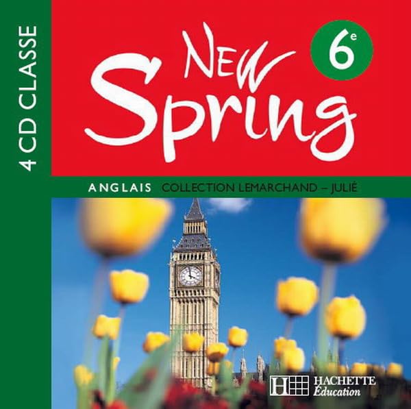 New Spring 6e LV1 - Anglais - 4 CD audio classe - Edition 2006 cd
