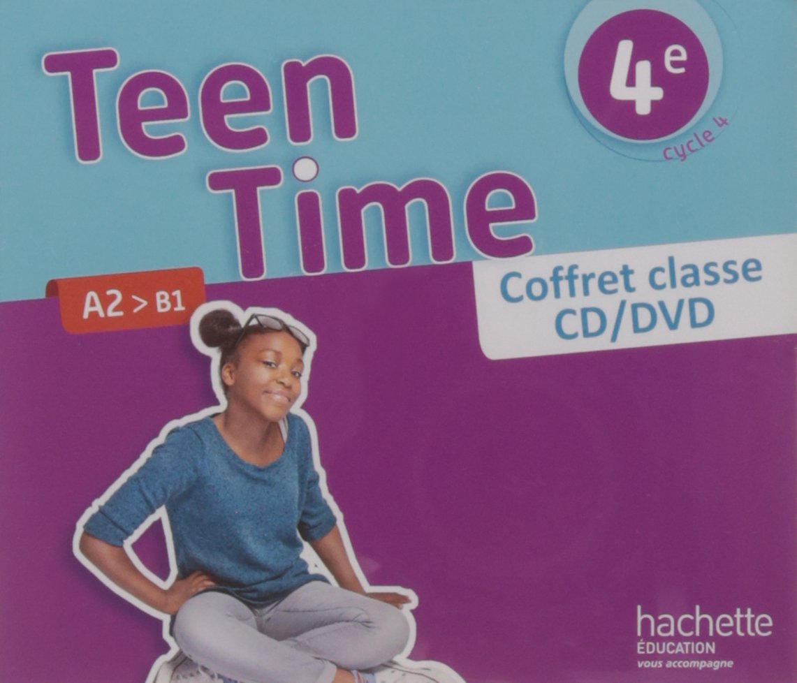 Teen Time anglais cycle 4 / 4e - Coffret CD/DVD classe - éd. 2017 cd