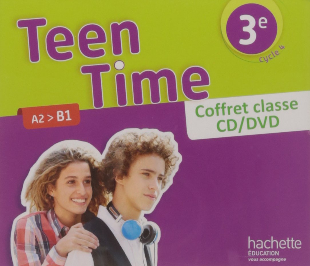 Teen Time anglais cycle 4 / 3e - Coffret CD/DVD classe - éd. 2017 cd
