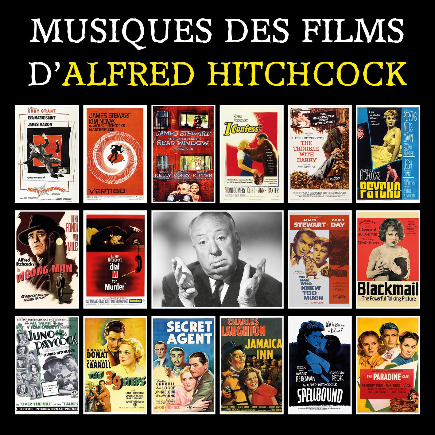 Musiques des Films d'Alfred Hitchcock cd
