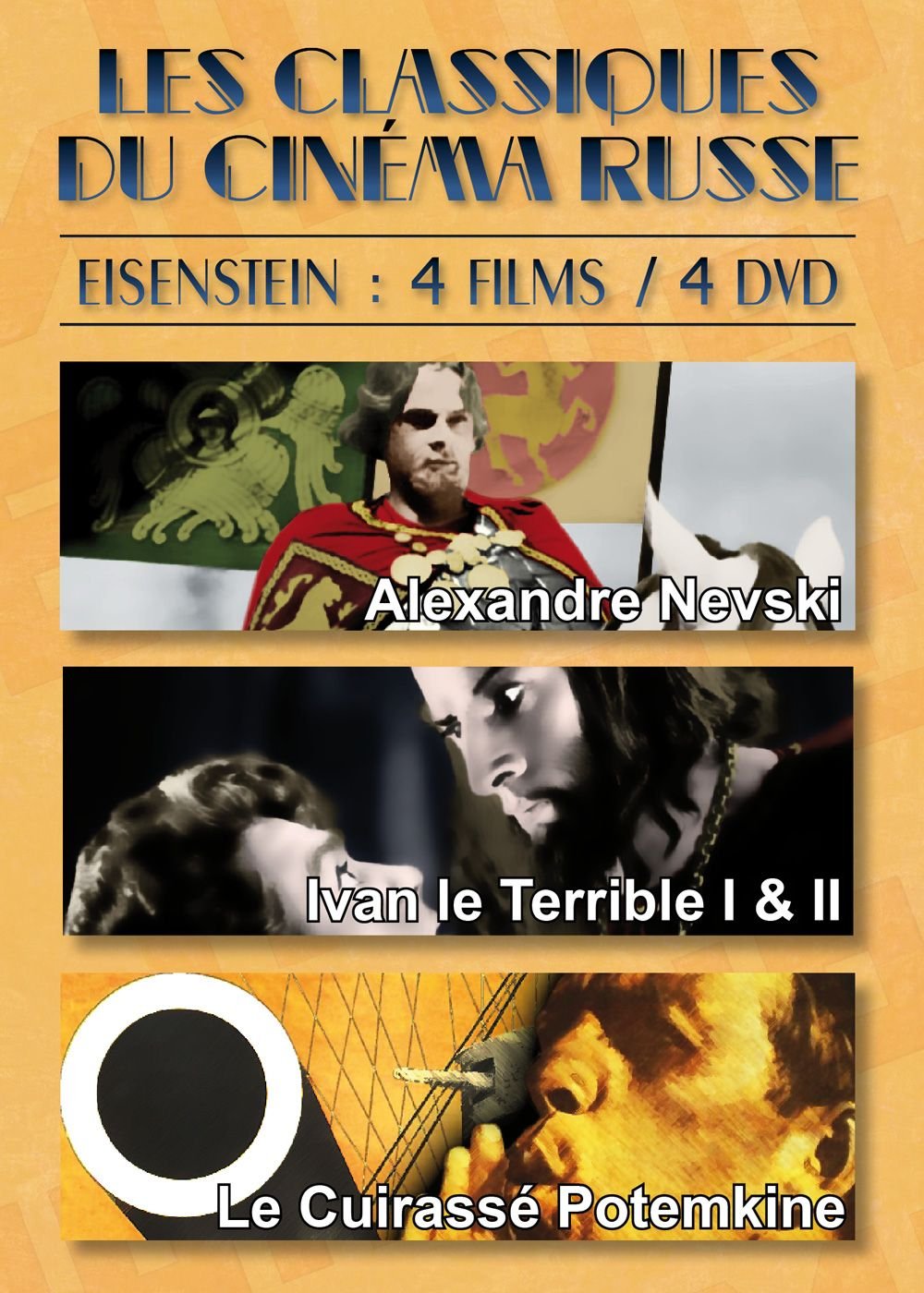 Les Grands Classiques du Cinema Russe : eisenstein dvd