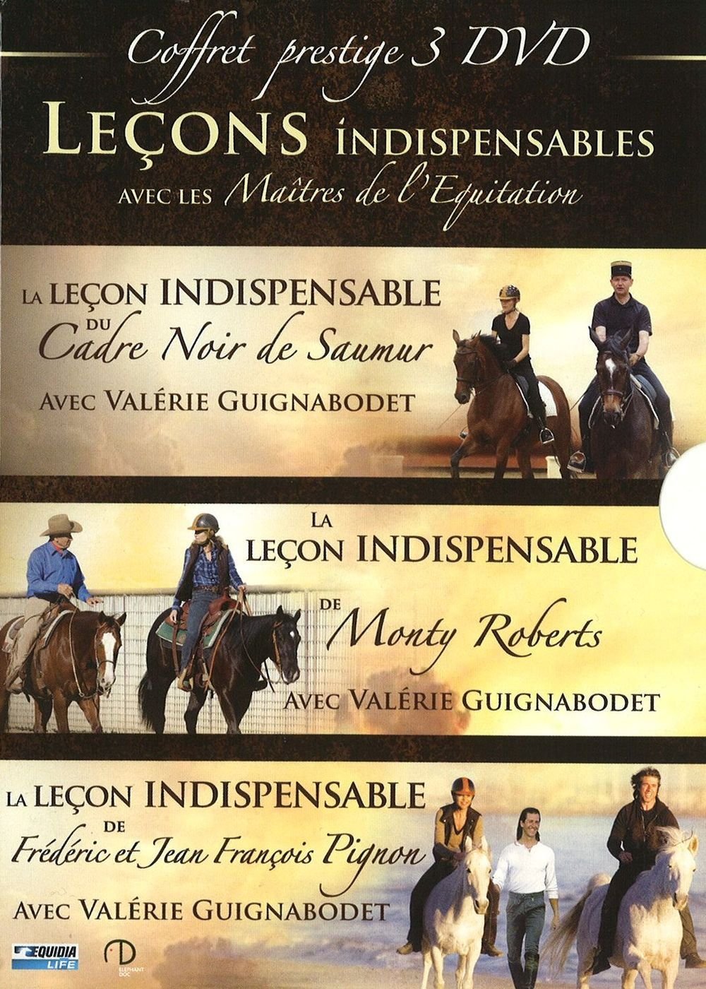 Coffret Prestige : leçons indispensables avec Les maîtres de l'équitation dvd