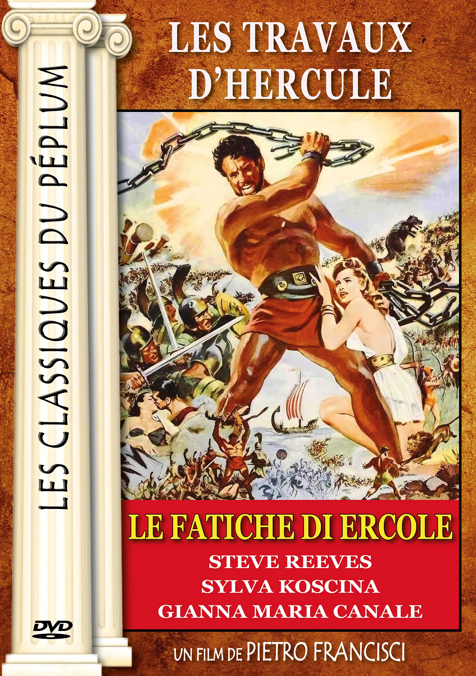 Les travaux d'Hercule (Les Classiques du Péplum) dvd