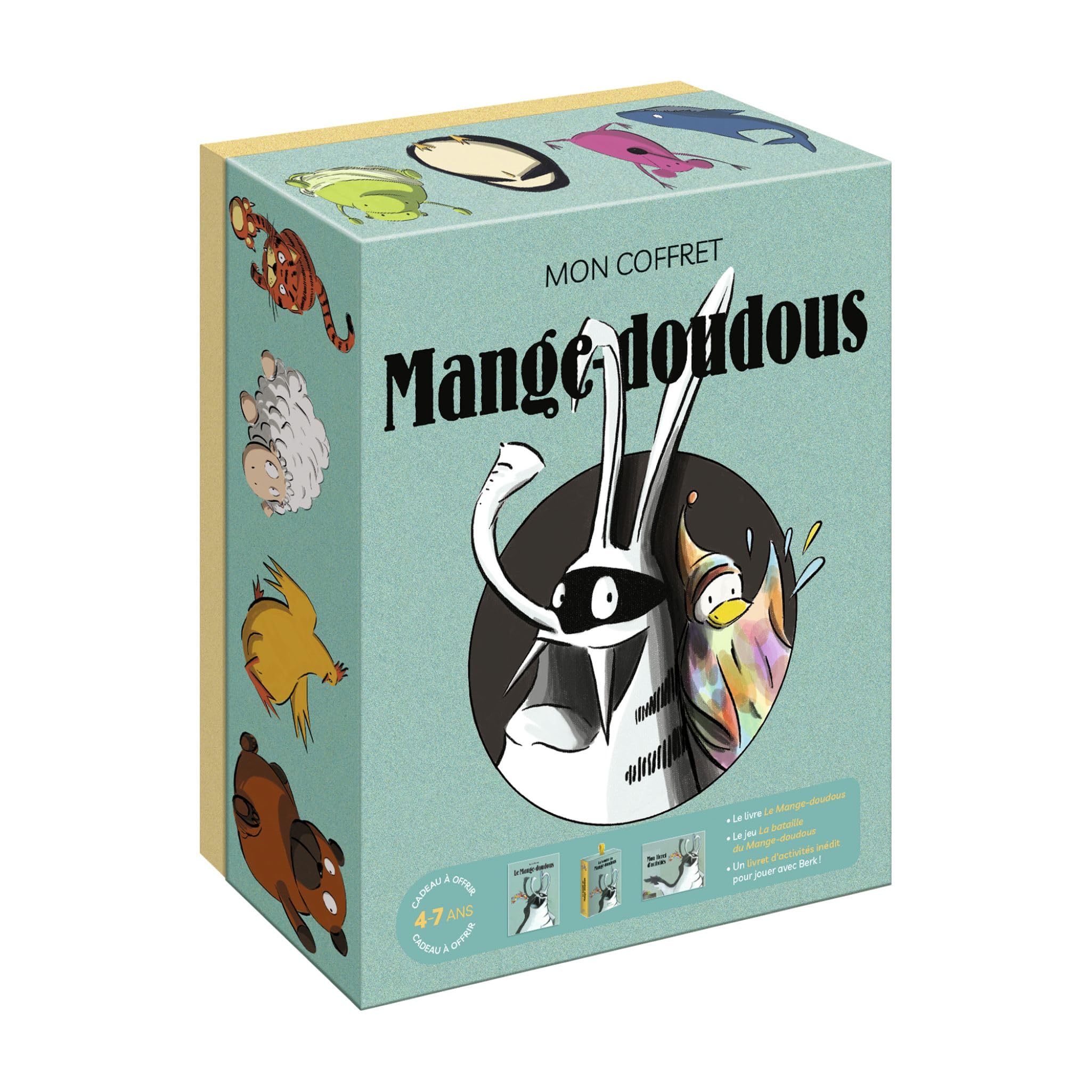Mon coffret Mange-doudous: Avec le jeu La bataille du Mange-Doudou, 1 livret d'activités Tiptoi & Games