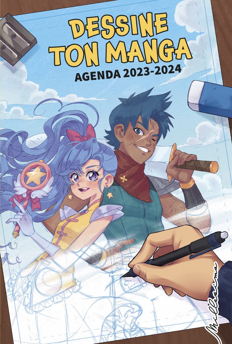 Agenda Dessine ton manga 2023-2024 book