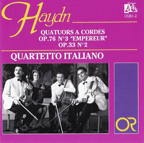 Quatuors A Cordes Op. 76 N° 3 "Empereur" cd
