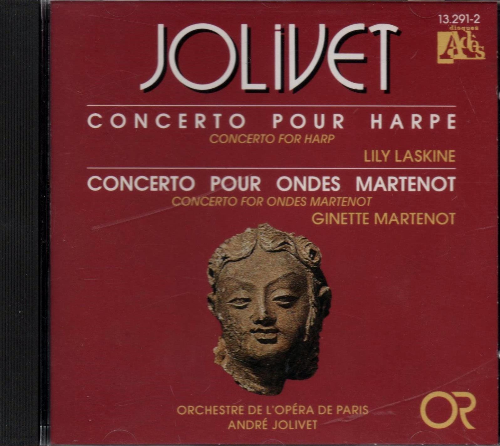 Jolivet: Concerto for Harp / Concerto for Ondes Martenot cd