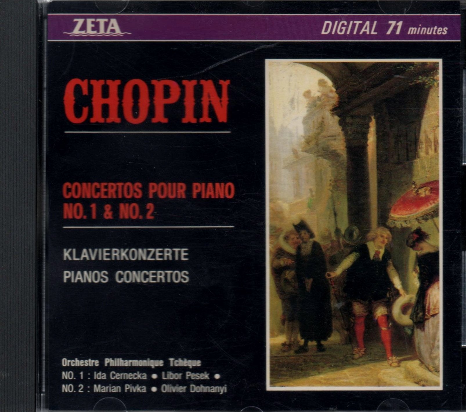 Chopin - Concertos pour Piano N° 1 & 2 cd