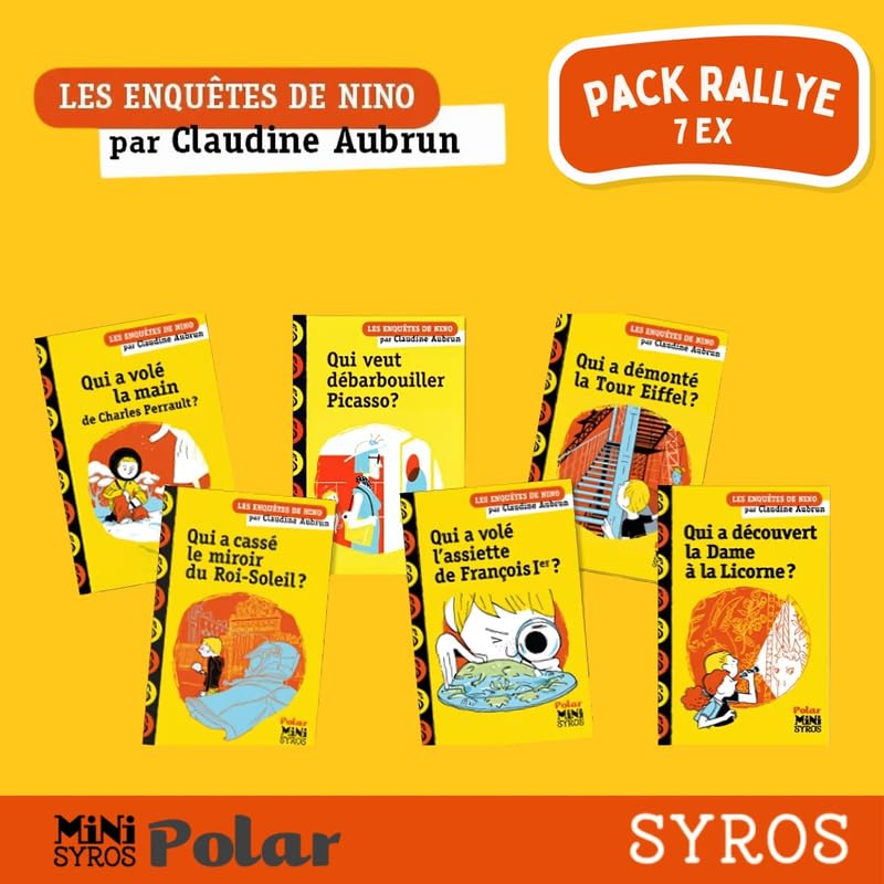 Rallye lecture 7 titres Les Enquêtes de Nino book